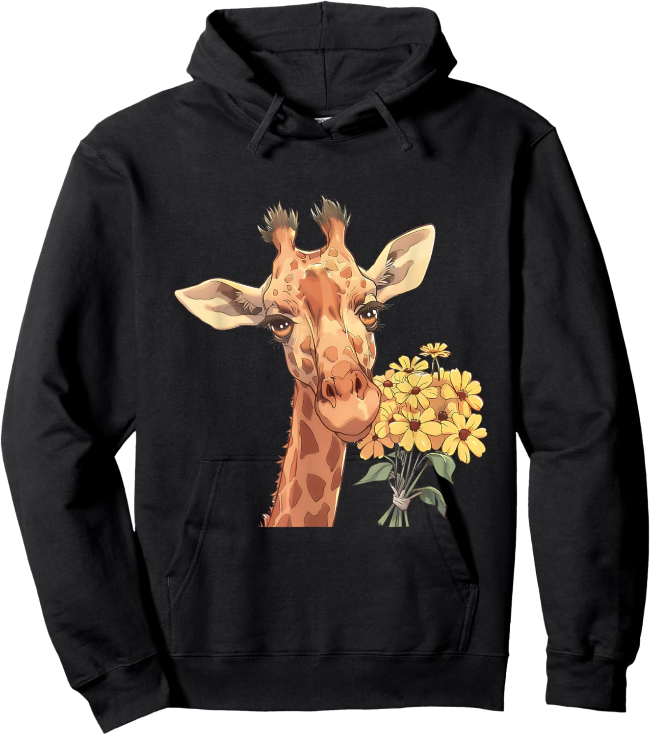 Giraffe shirt , giraffe for boys, giraffe for Hoodie - Hoodie | Black