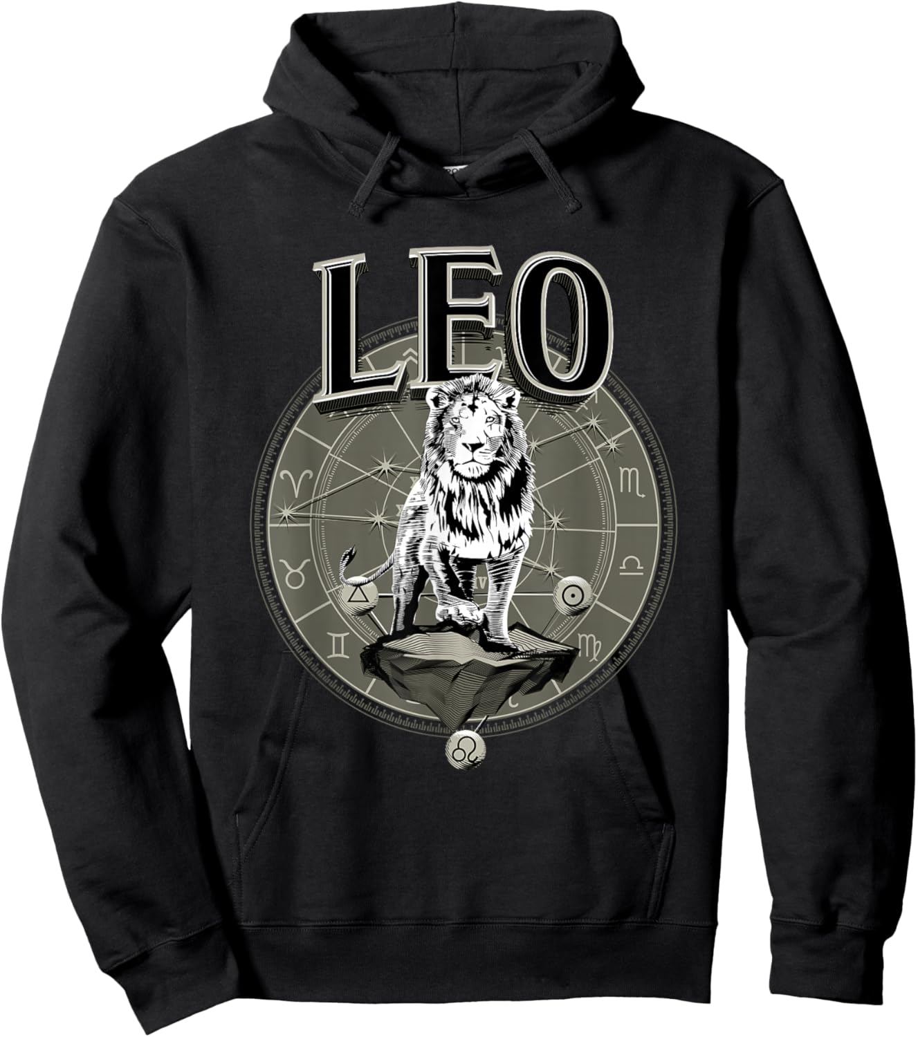 Leo Zodiac Gifts Born In August Birthday Season Men Women Hoodie - Hoodie | Black