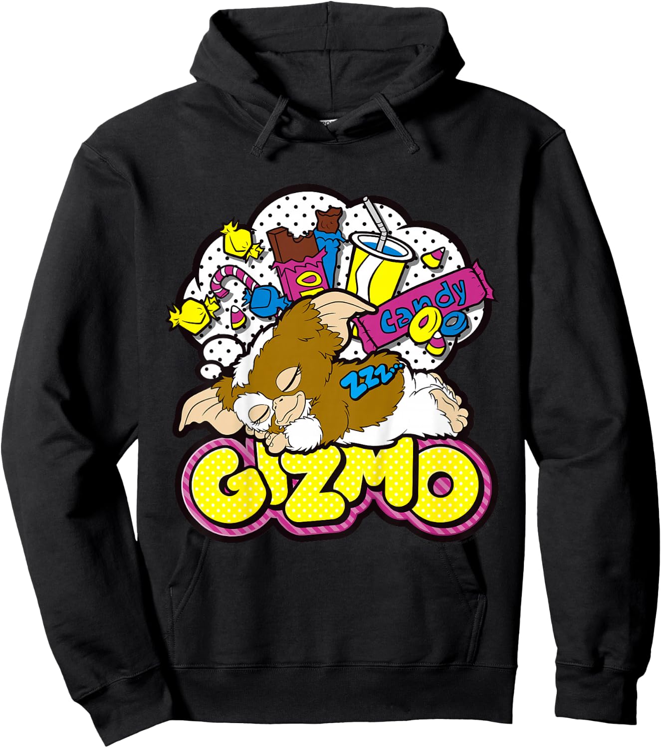Kids Gremlins Gizmo Candy Pop Art Hoodie - Hoodie | Black
