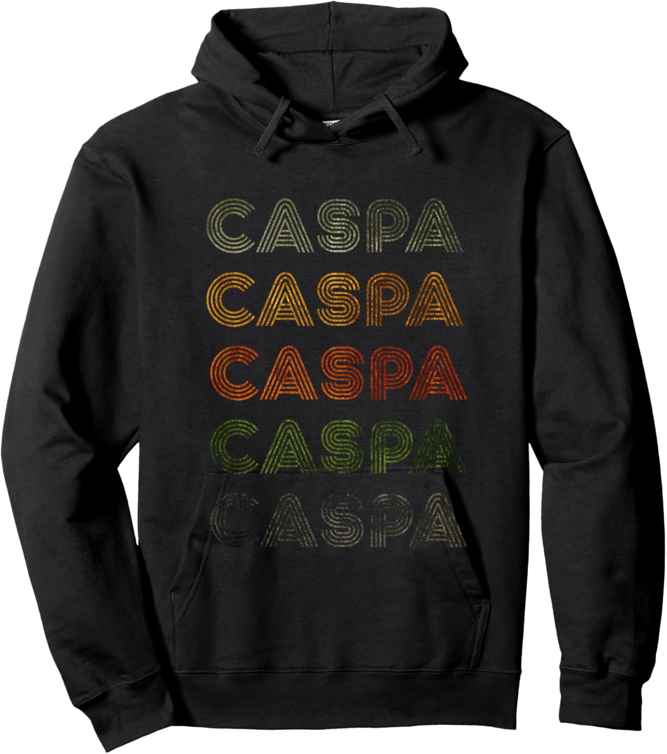 Love Heart Caspa Grunge Vintage Style Black Caspa Hoodie - Hoodie | Black