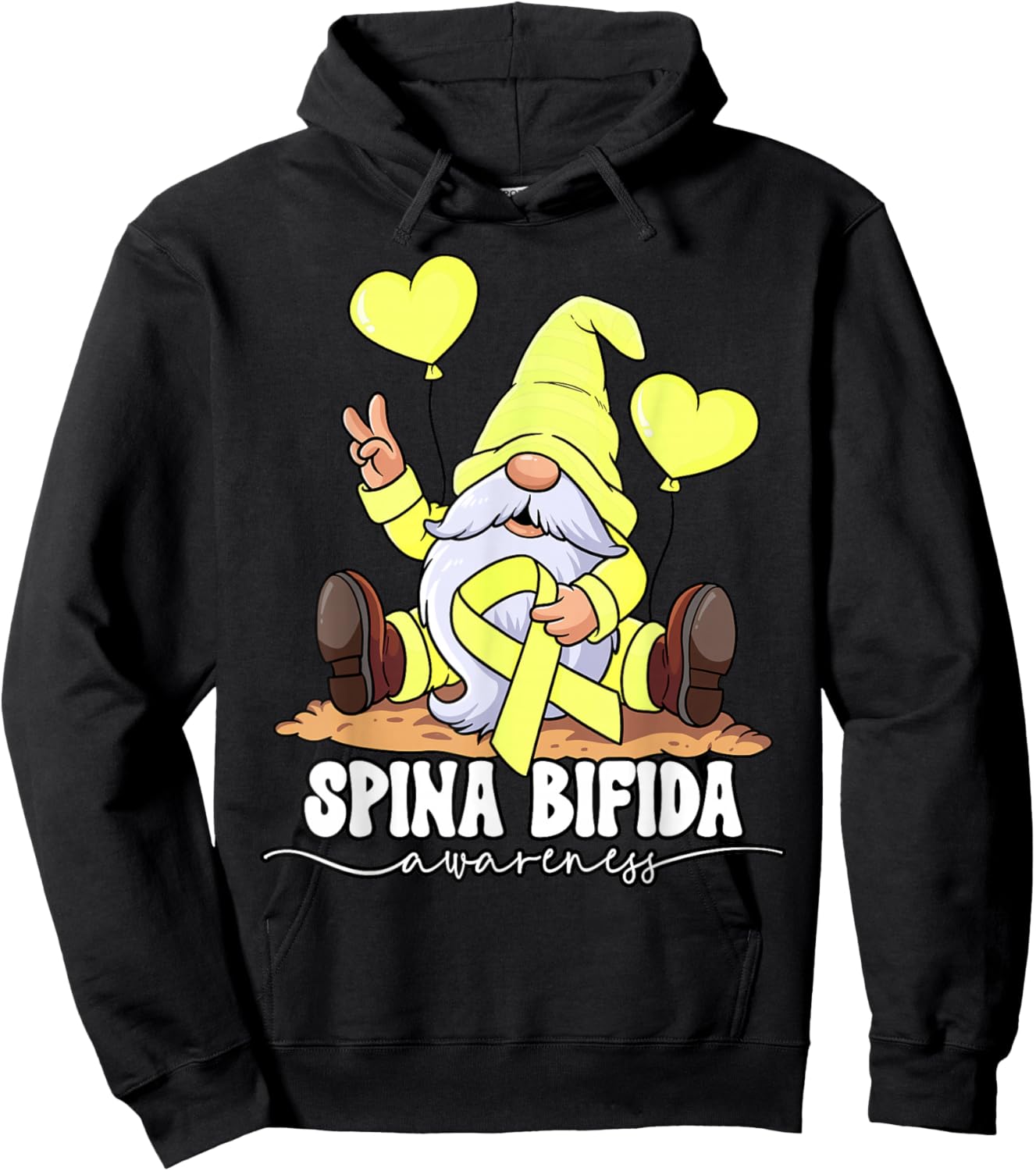 Spina Bifida Awareness Hoodie - Hoodie | Black
