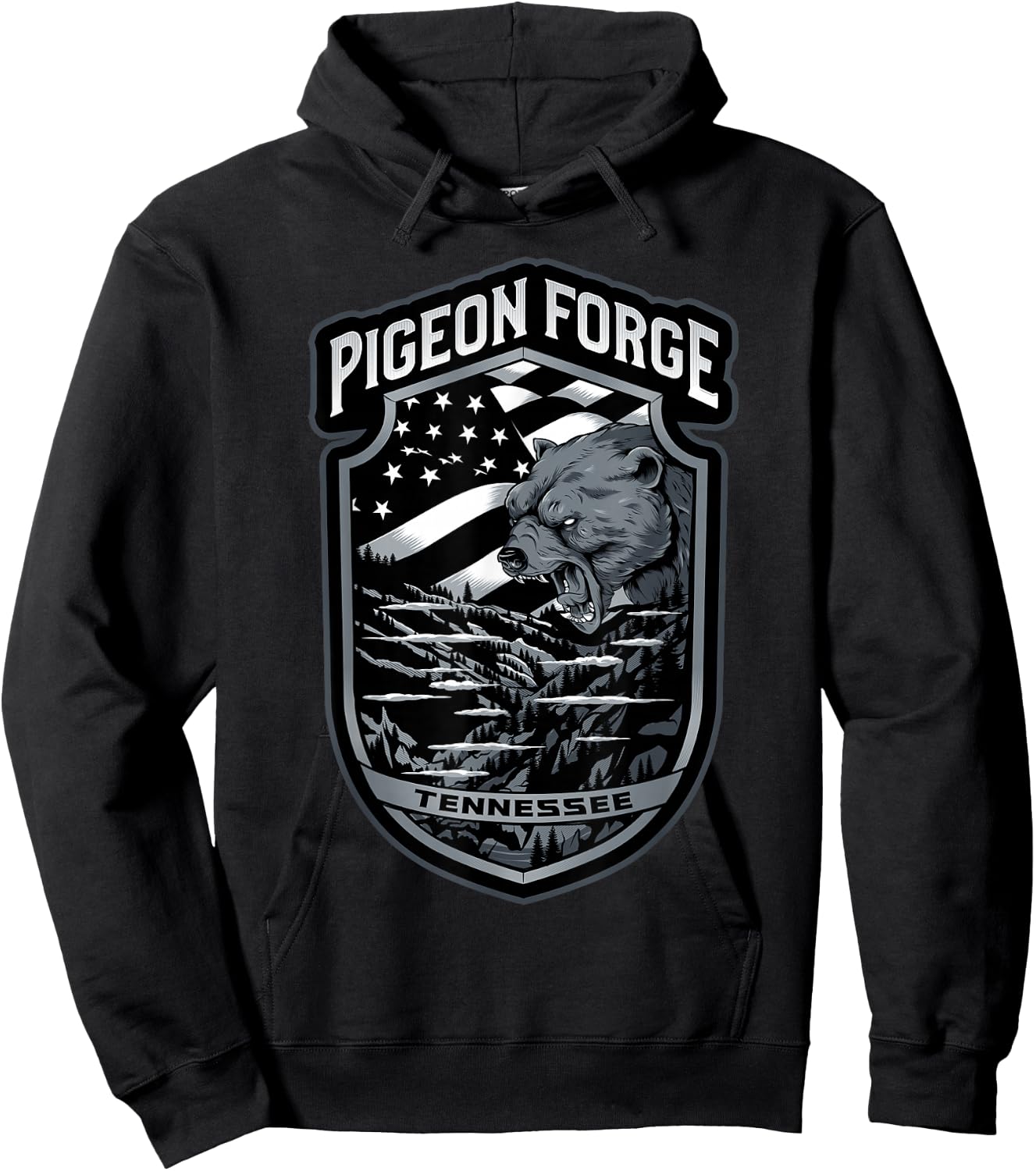 Family Vacation Pigeon Forge Tennessee Souvenirs Gifts TN Hoodie - Hoodie | Black