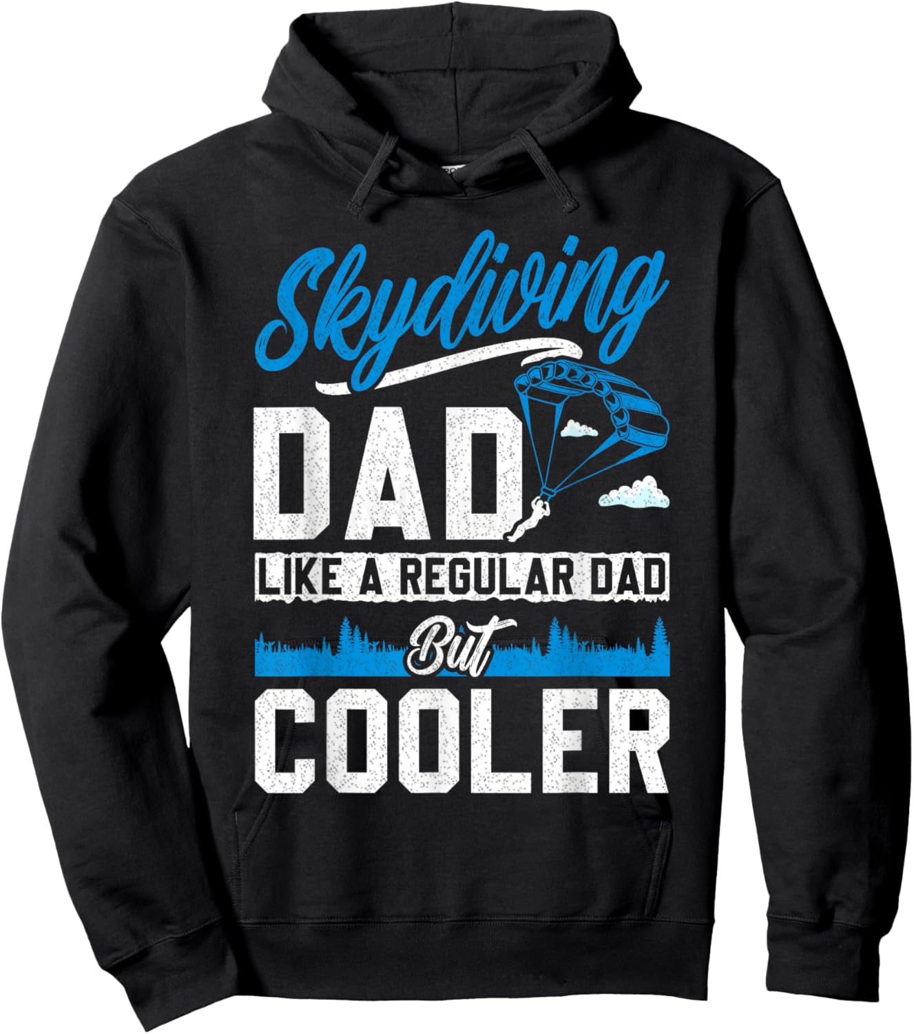 Funny Skydiving Art Women Skydiver Sky Diving Lover Hoodie - Hoodie | Black