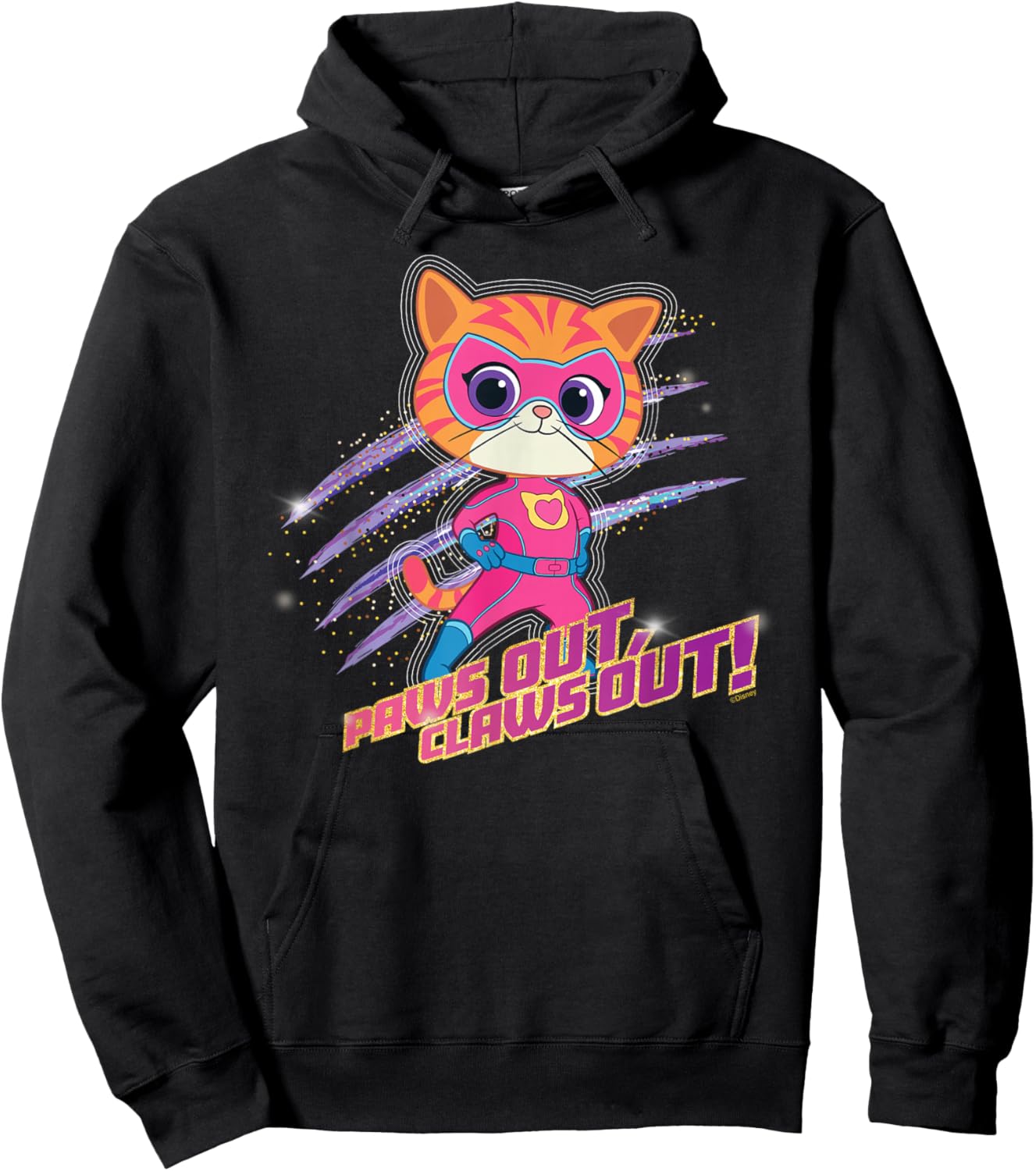 Disney Junior SuperKitties Ginny Paws Out, Claws Out! Small Hoodie - Hoodie | Black
