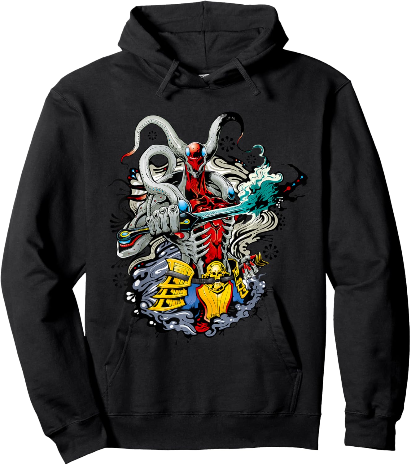 Bandai Namco Entertainment Inc. TEKKEN7 YOSHIMITSU 002 , Small, Black Hoodie - Hoodie | Black