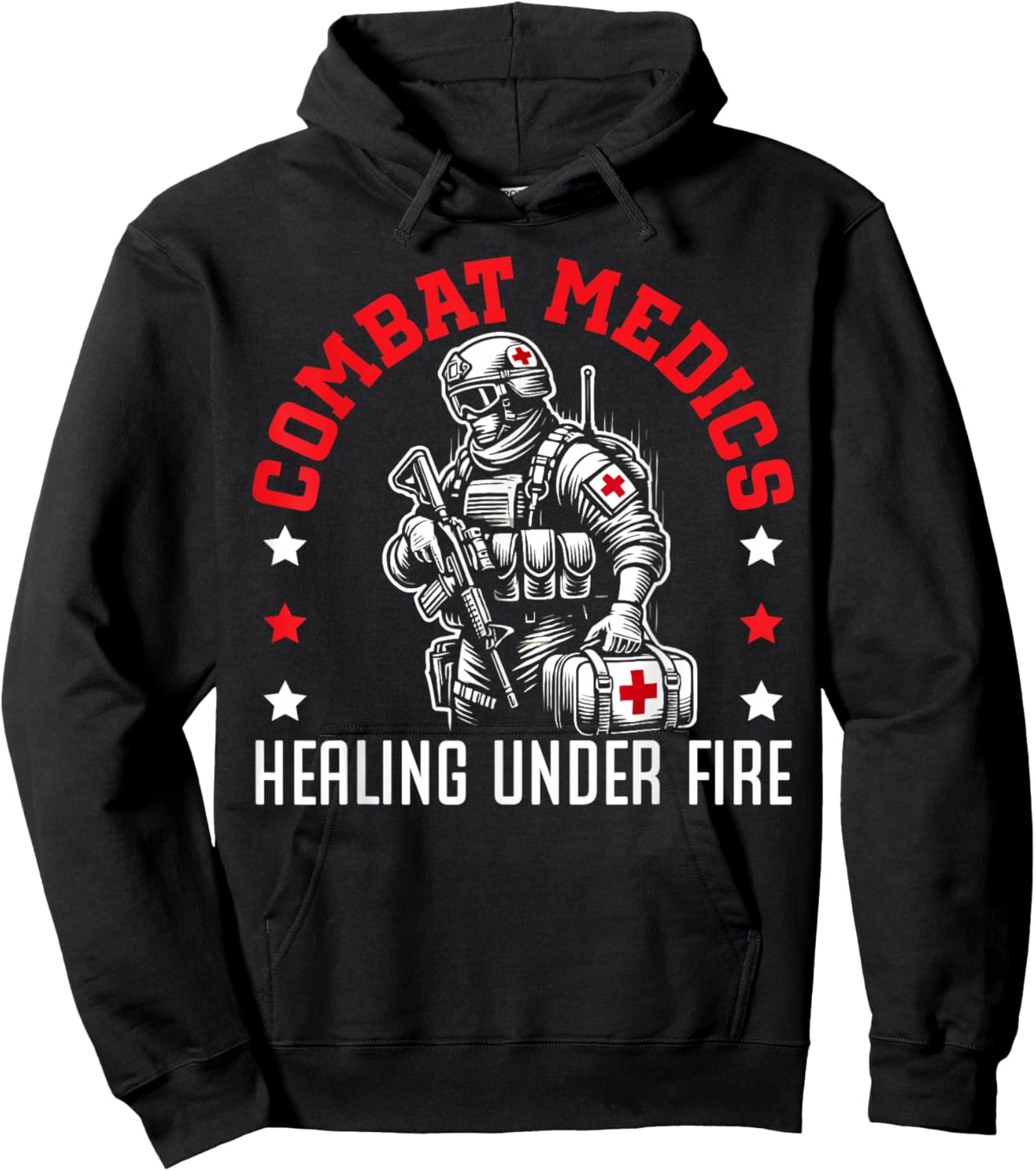 Combat Medic First Aid Field Medic Military Hoodie - Hoodie | Black