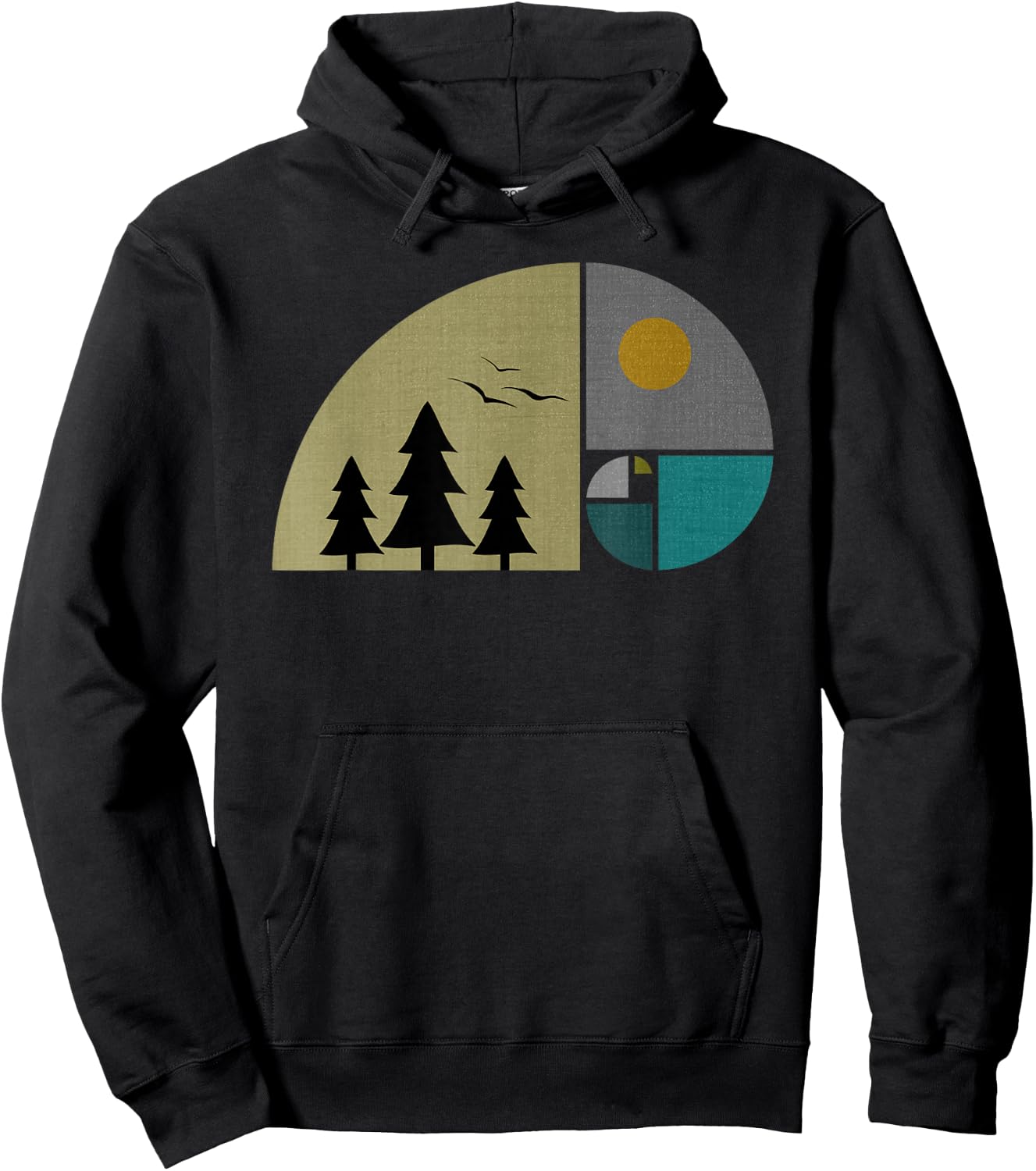 Fibonacci's Nature Hoodie - Hoodie | Black