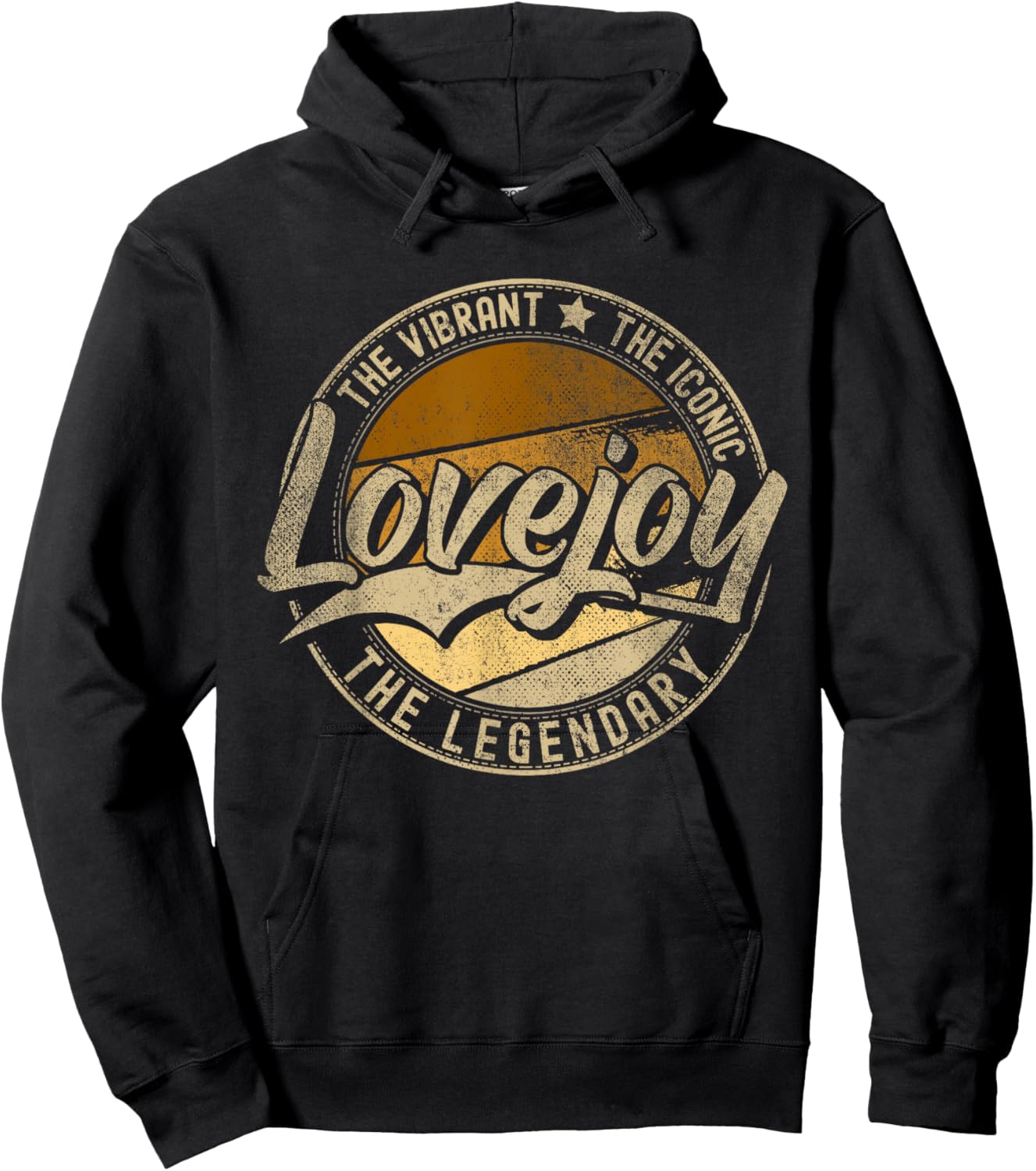 Lovejoy GA | Georgia | Vintage Distressed Hoodie - Hoodie | Black