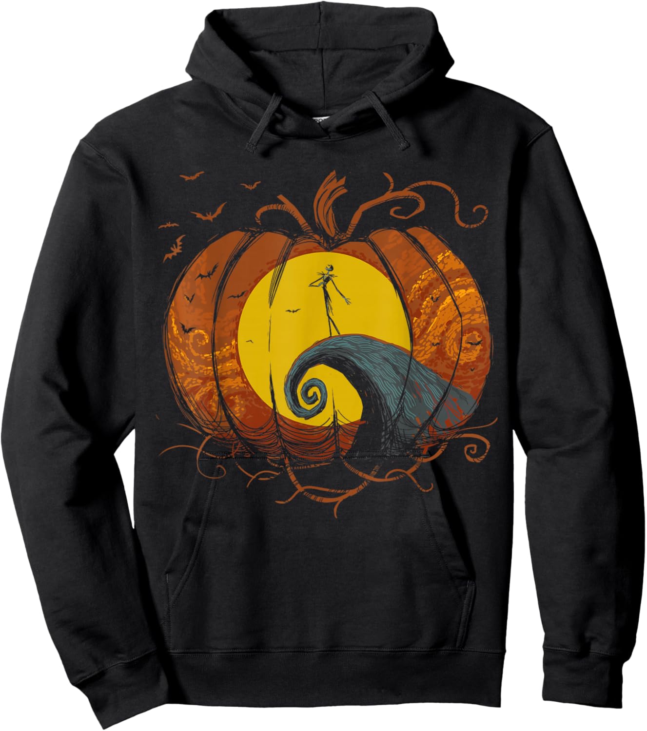 Disney The Nightmare Before Christmas Pumpkin King Lament Hoodie - Hoodie | Black