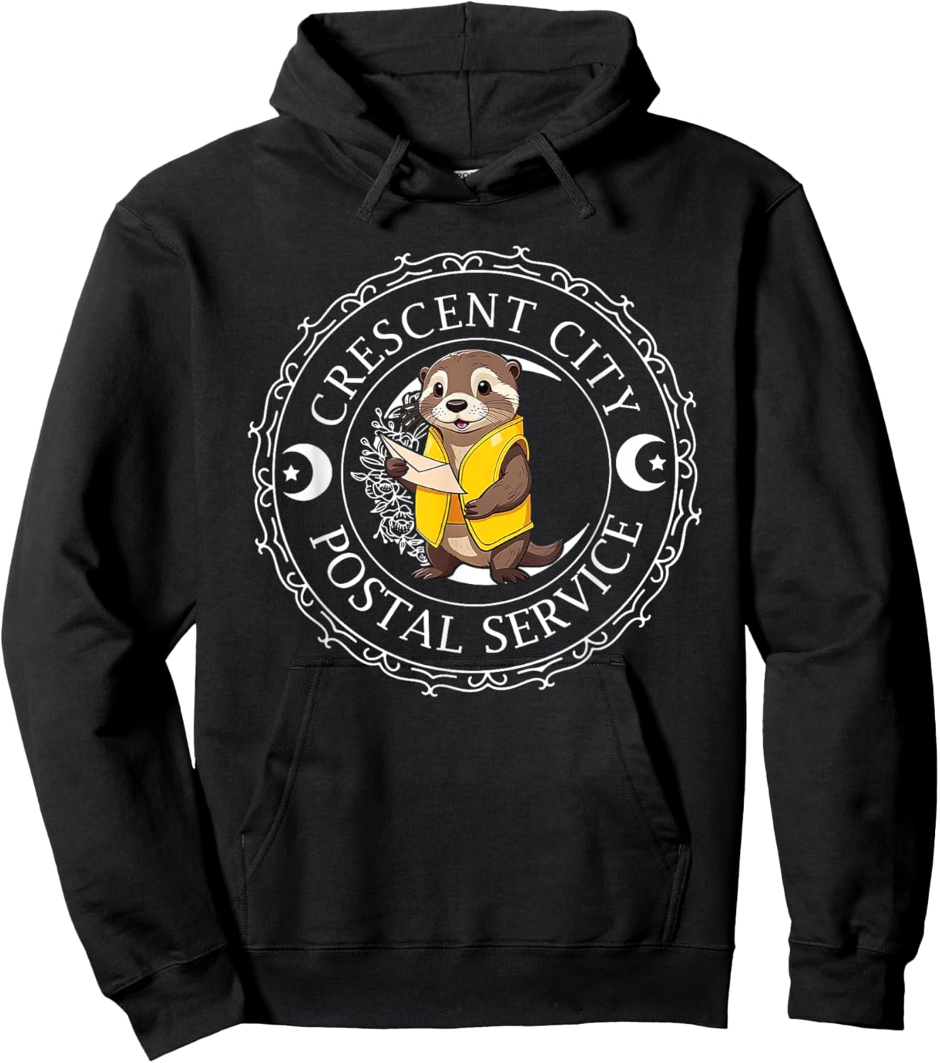 Crescent City Postal Service, Funny Crescent City Otter Hoodie - Hoodie | Black
