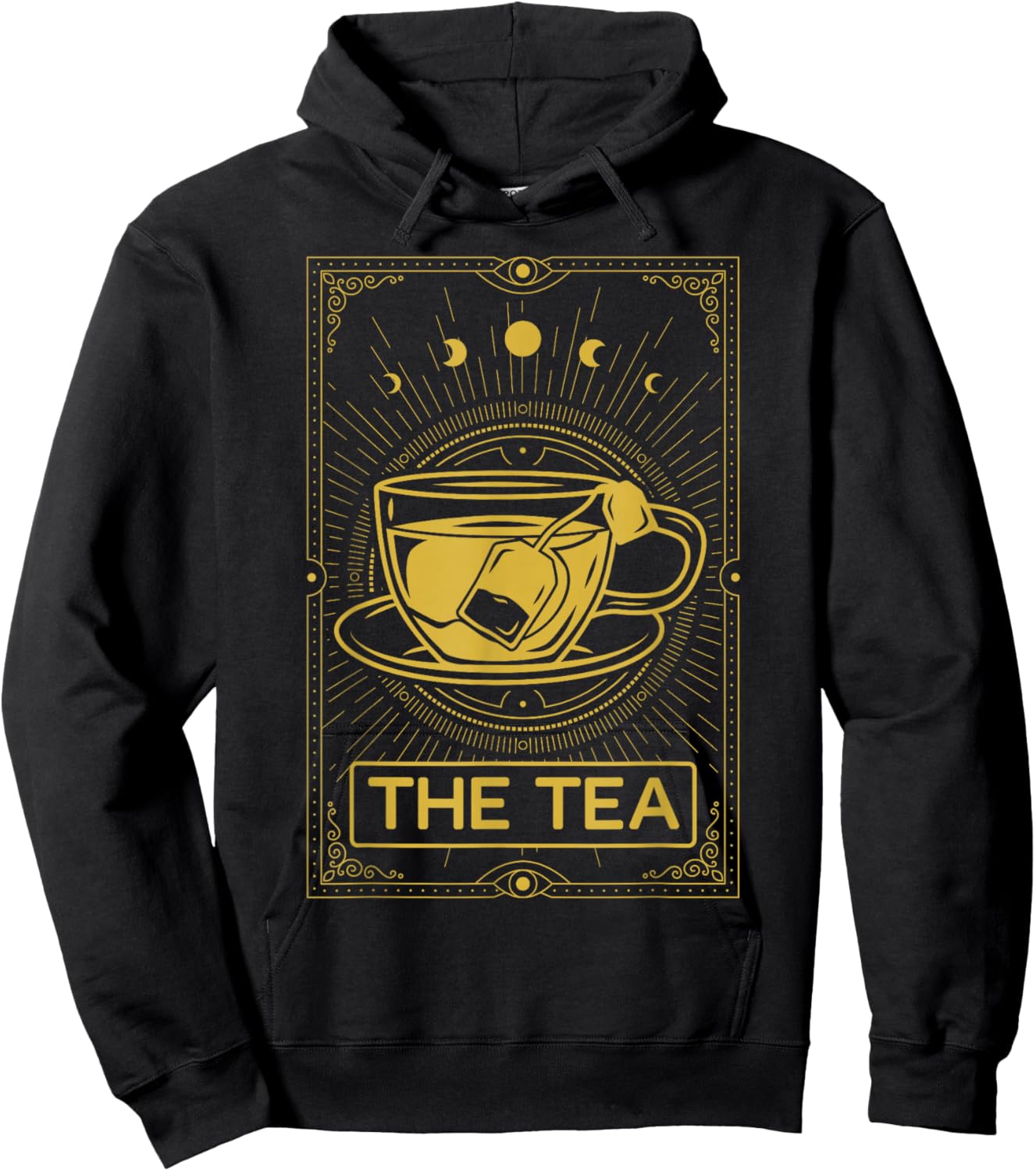 The Tea Drinker Tarot Card Reading Occult Dark Magic Hoodie - Hoodie | Black