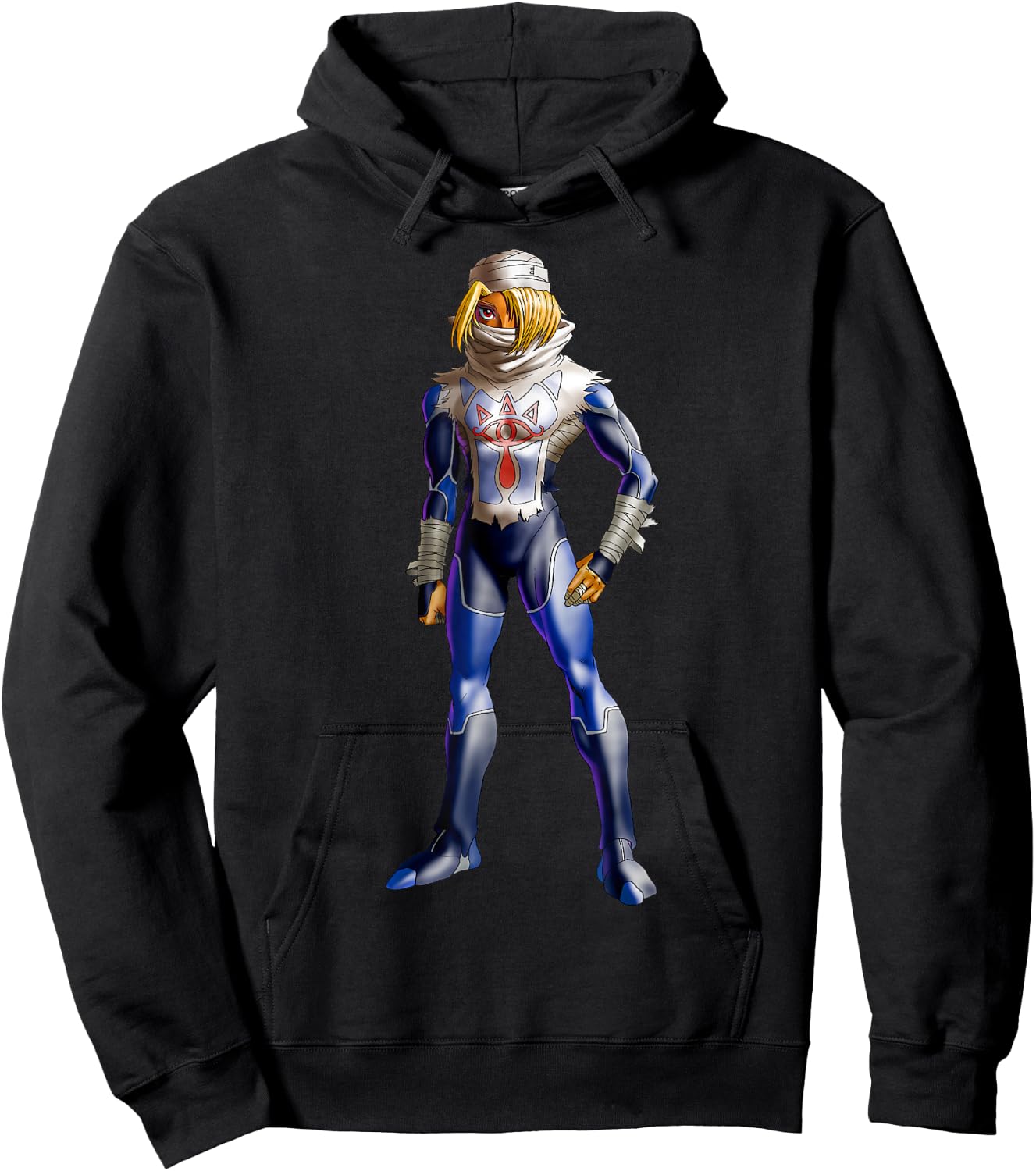 The Legend of Zelda Sheik 3D Poster Hoodie - Hoodie | Black