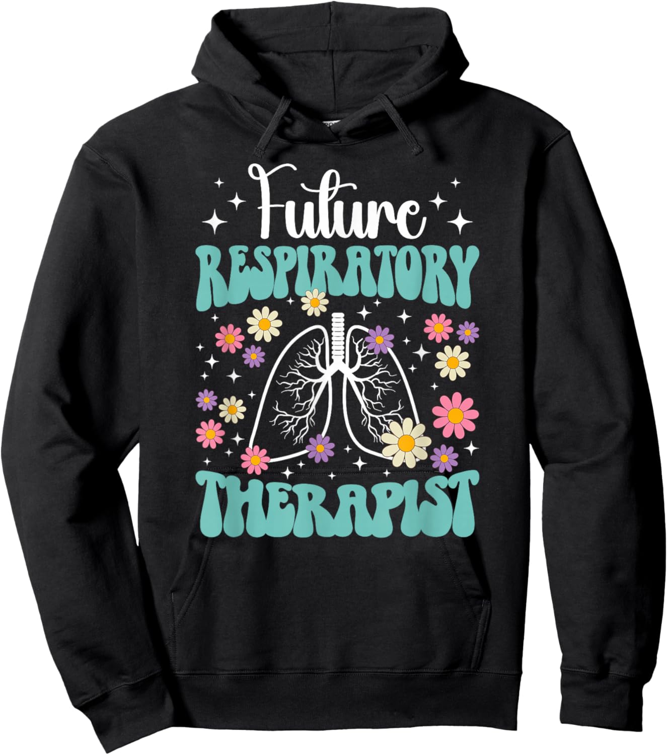 Groovy Future Respiratory Therapist To Be RT Student Hoodie - Hoodie | Black