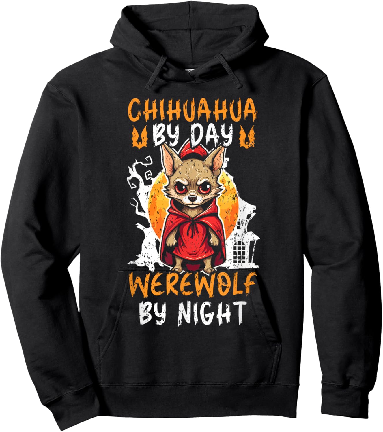 Chihuahua Halloween Puppy Trick Or Treat Spooky Dog Lover Hoodie - Hoodie | Black