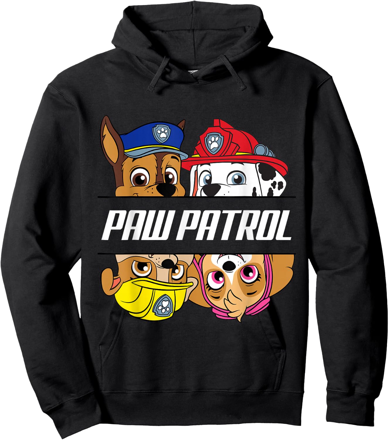 Paw Patrol No Pup Is Too Small Hoodie - Hoodie | Black