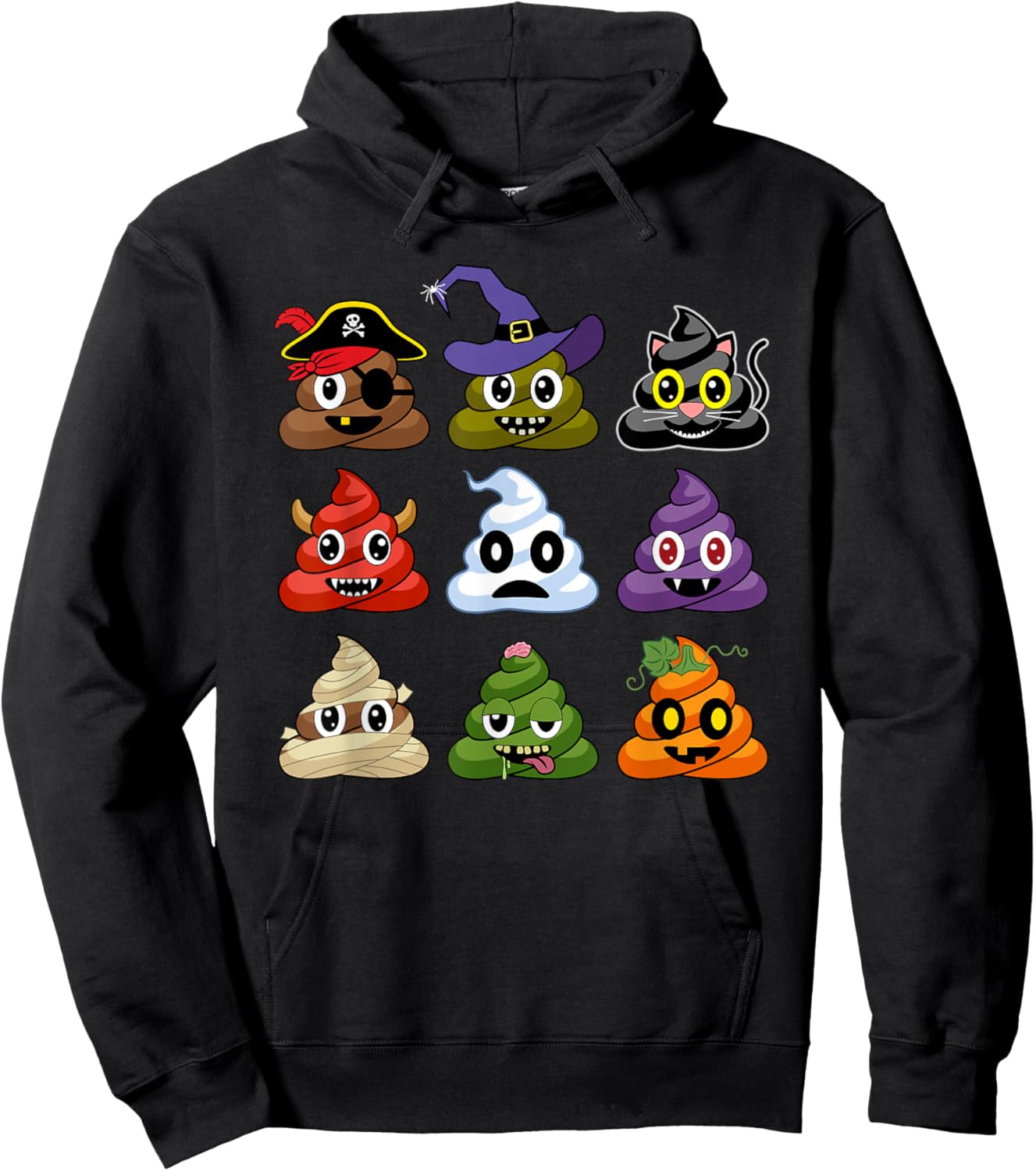 Poop's Halloween Costumes Funny Hoodie - Hoodie | Black