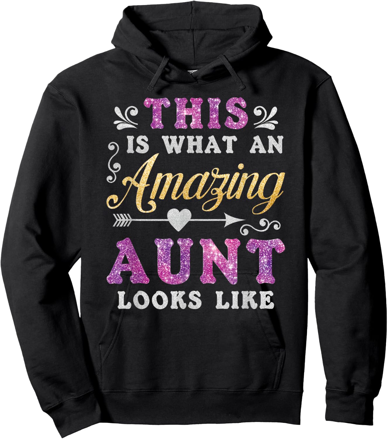So sieht eine tolle Tante aus Funny Familienfrauen Hoodie - Hoodie | Black