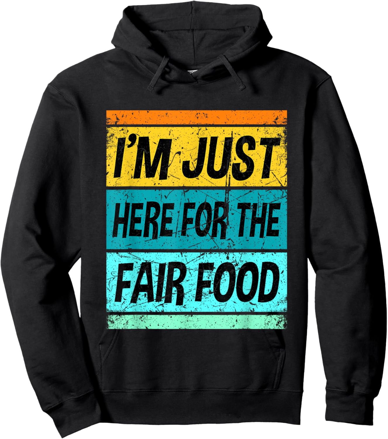 Retro County Fair Shirt Fair Food State Shirt Men Women Kids Hoodie - Hoodie | Black