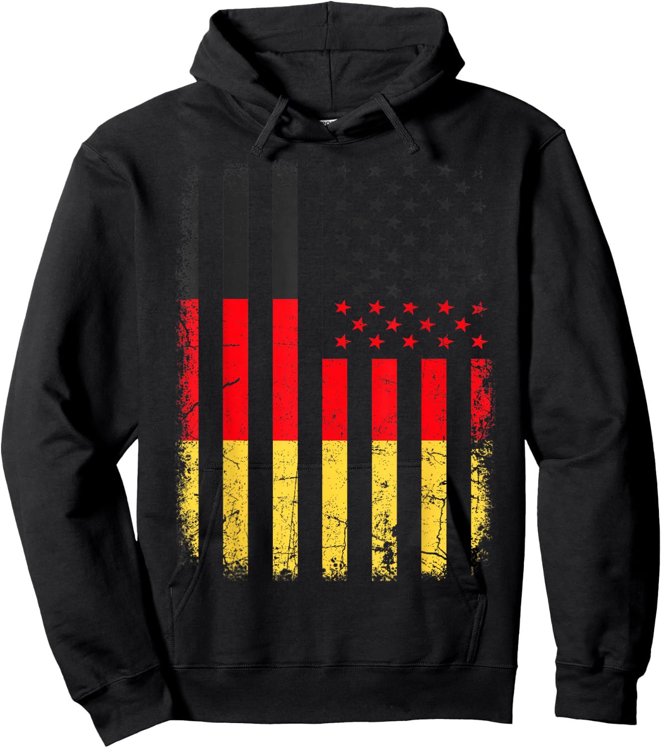 German American Flag Germany America Pride Heritage Hoodie - Hoodie | Black