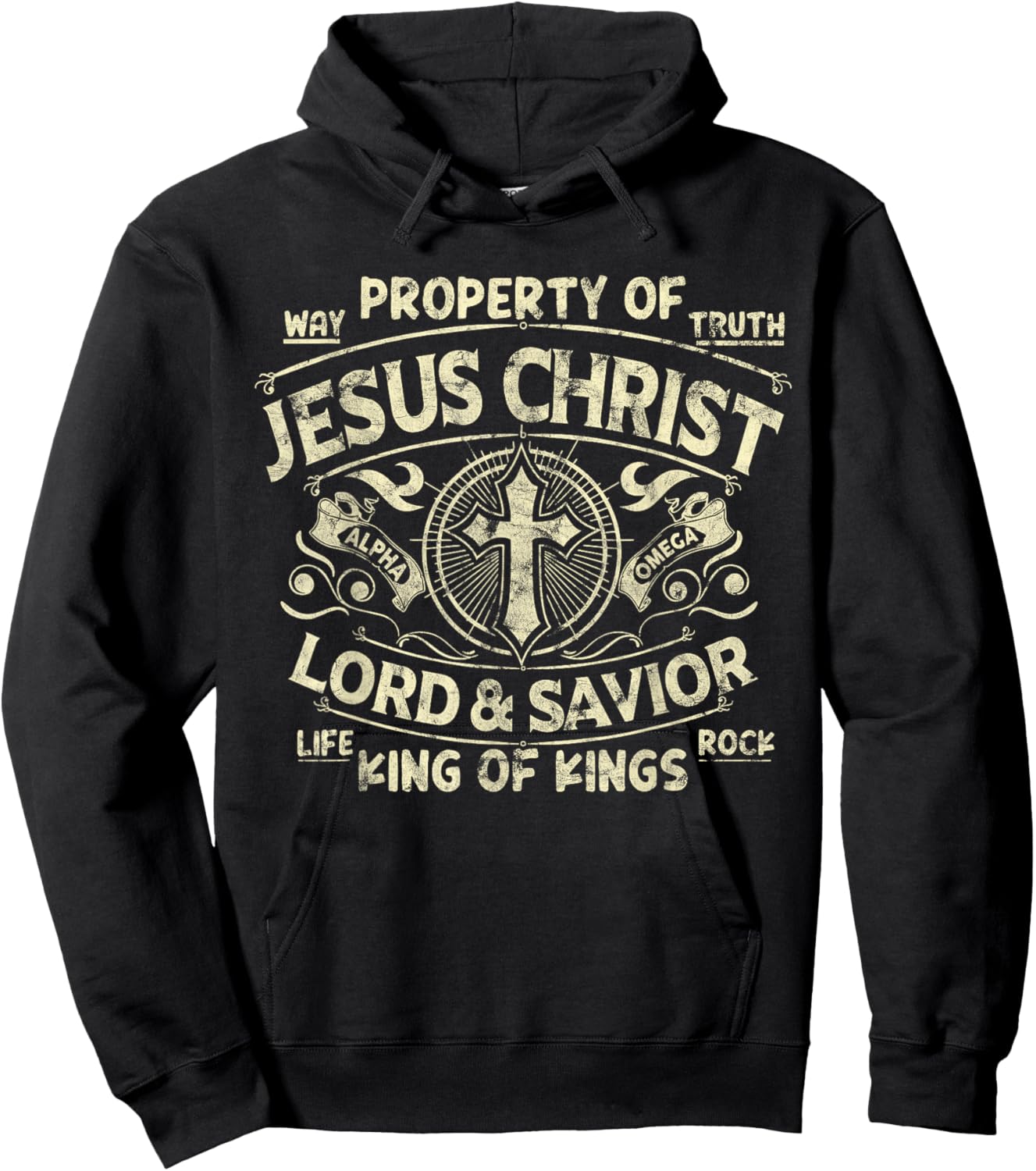 Property Of Jesus Christ Lord And Savior King Of Hoodie - Hoodie | Black