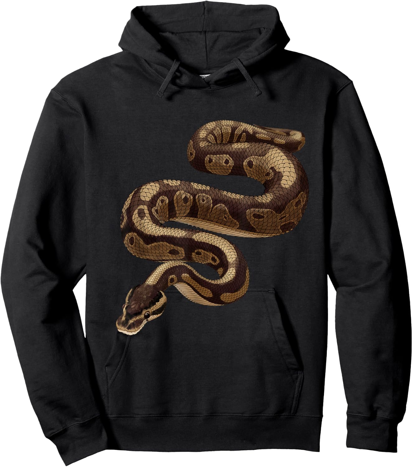 Snake Ball Python Hoodie - Hoodie | Black