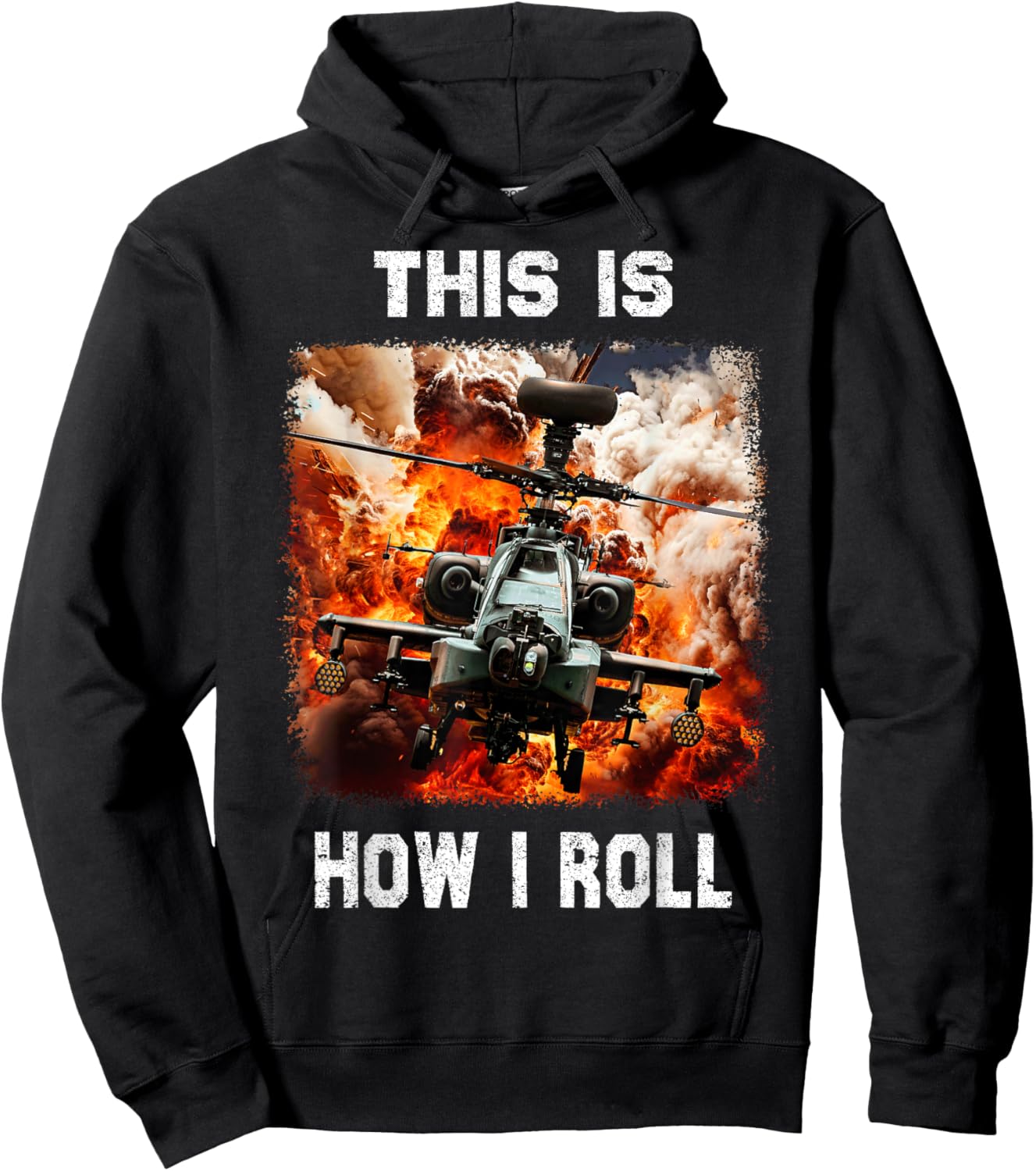 Cool idea Military Helicopter for Helicopters Lovers Hoodie - Hoodie | Black