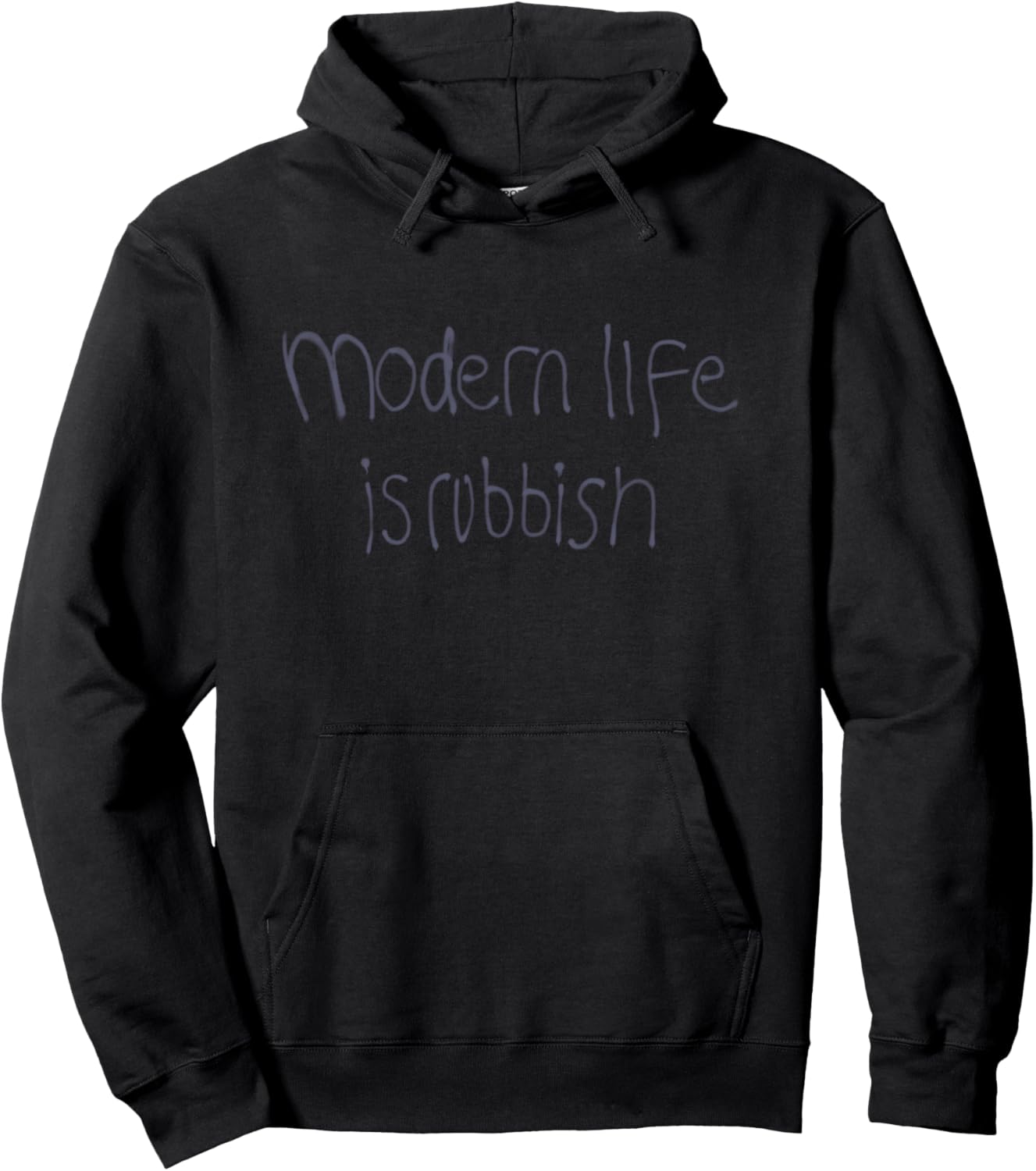 Blur Modern Life Is Rubbish Langarmshirt Hoodie - Hoodie | Black