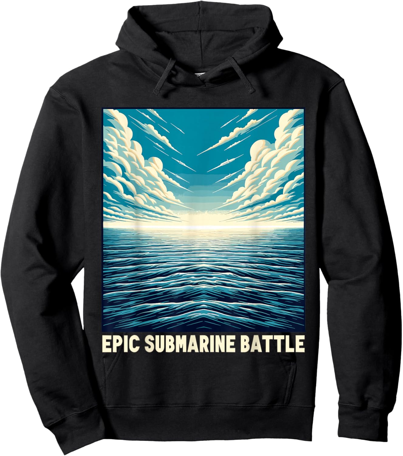 Submariner Epic Nuclear Submarine Battle Warfare Sub U-boat Hoodie - Hoodie | Black
