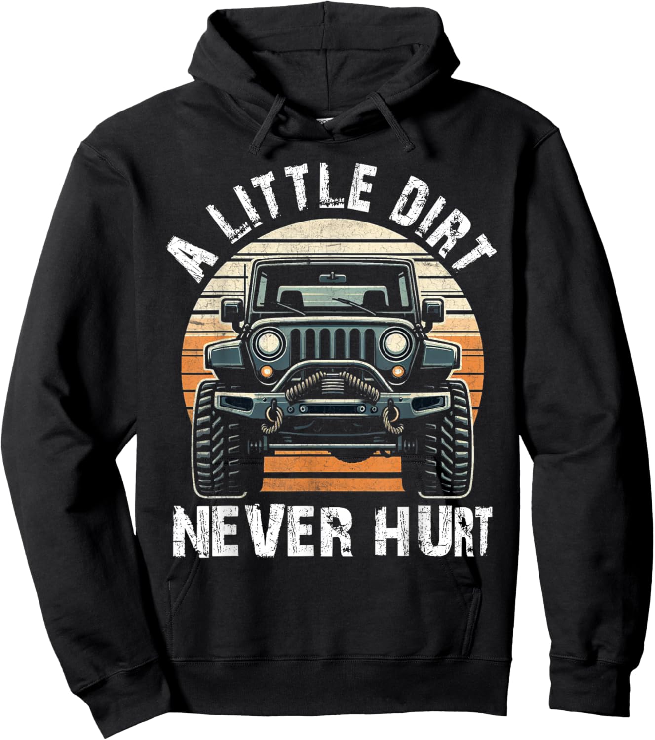 Offroad Racing Dad SxS 4X4 Off-Roading SUV UTV Car Lovers Hoodie - Hoodie | Black
