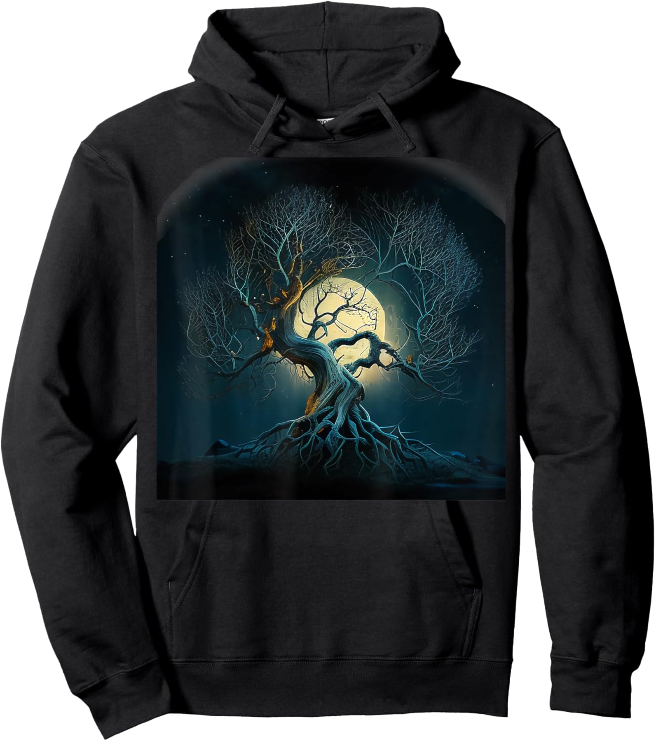 Yoga Meditation Celtic Gifts for Spiritual People Tree of Life Symbol Celtic Tree Yggdrasil -Adult Black Short Sleeve Classic Fit Small Hoodie - Hoodie | Black