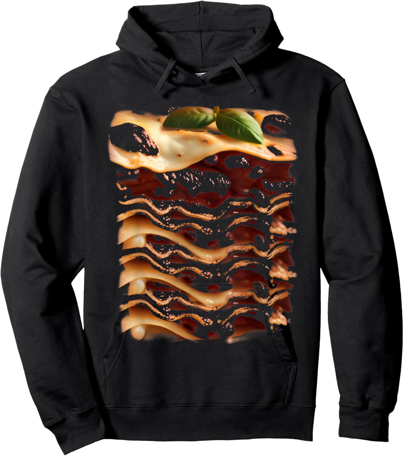 Lasagne Halloween Costume Hoodie - Hoodie | Black