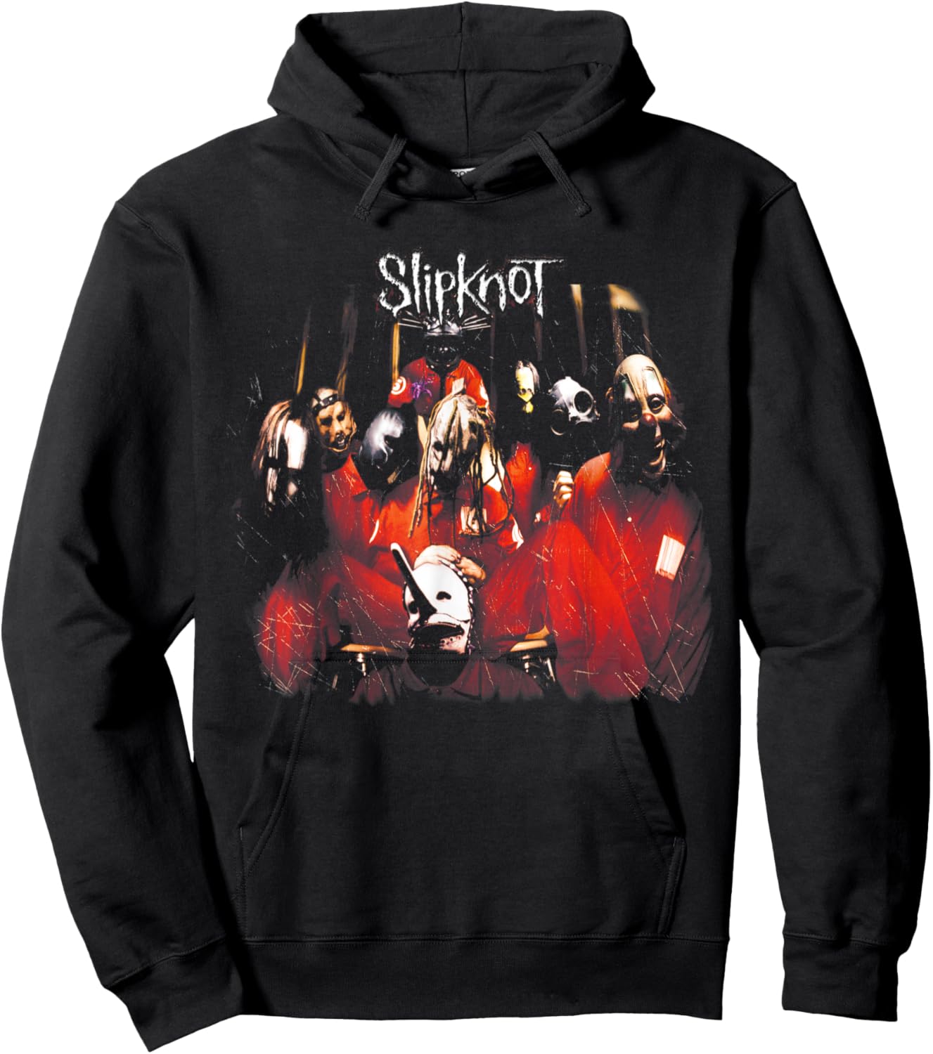 Slipknot Official Self Titled - Men's Black Small Short Sleeve Hoodie - Hoodie | Black