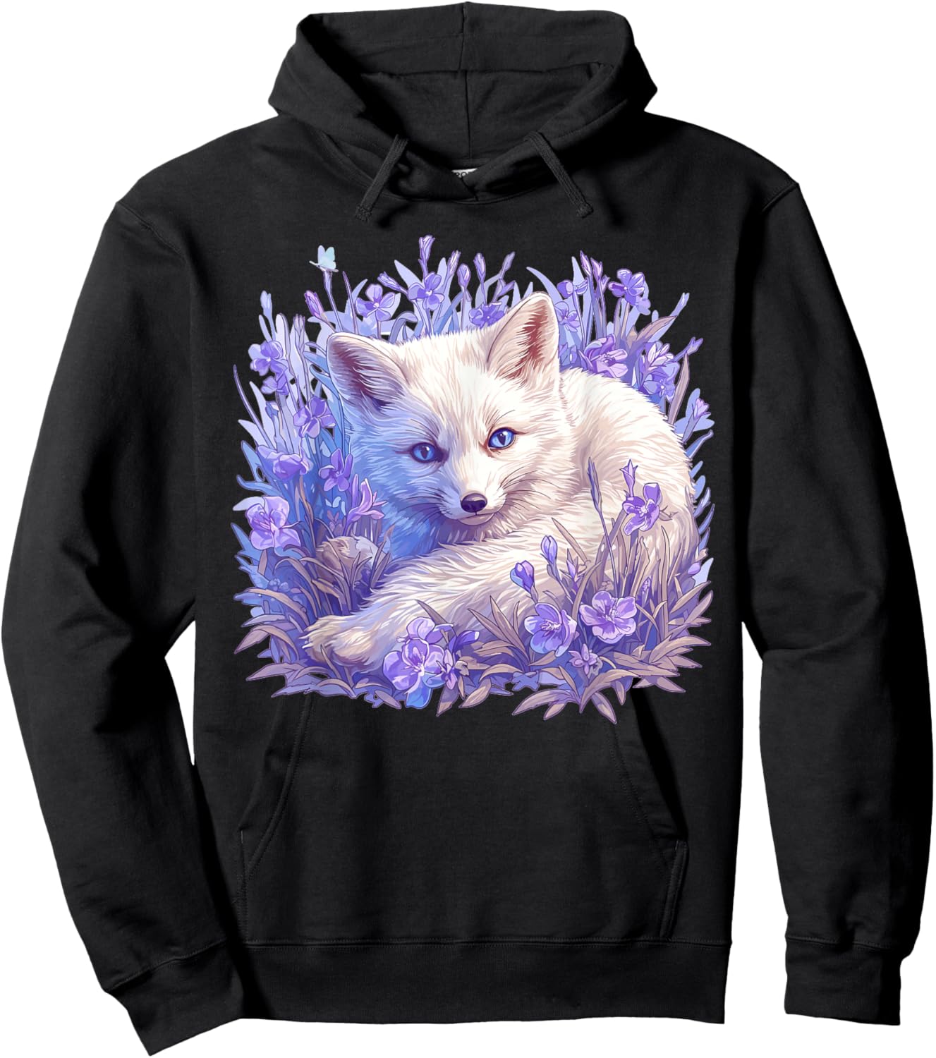 Arctic Foxes Lovers Arctic Fox Hoodie - Hoodie | Black