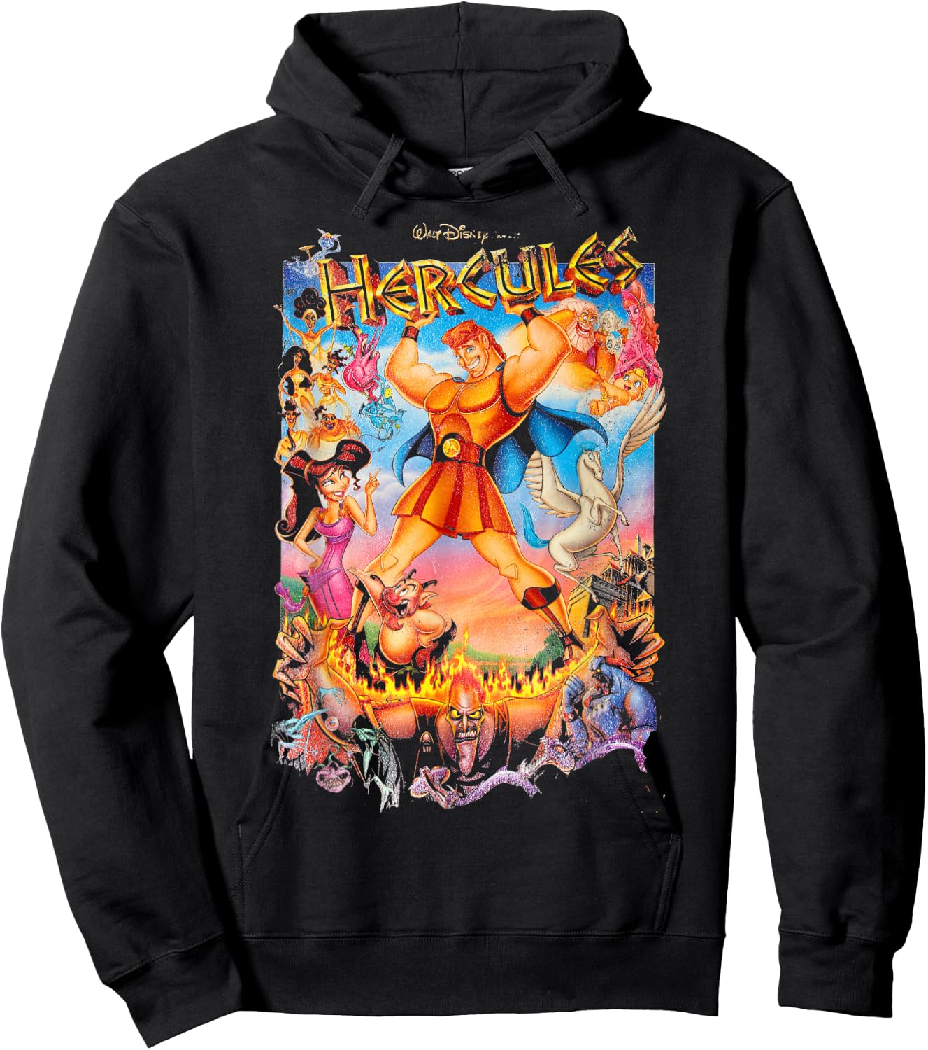 Disney Snow White Poison Apple Left Chest Hoodie - Hoodie | Black