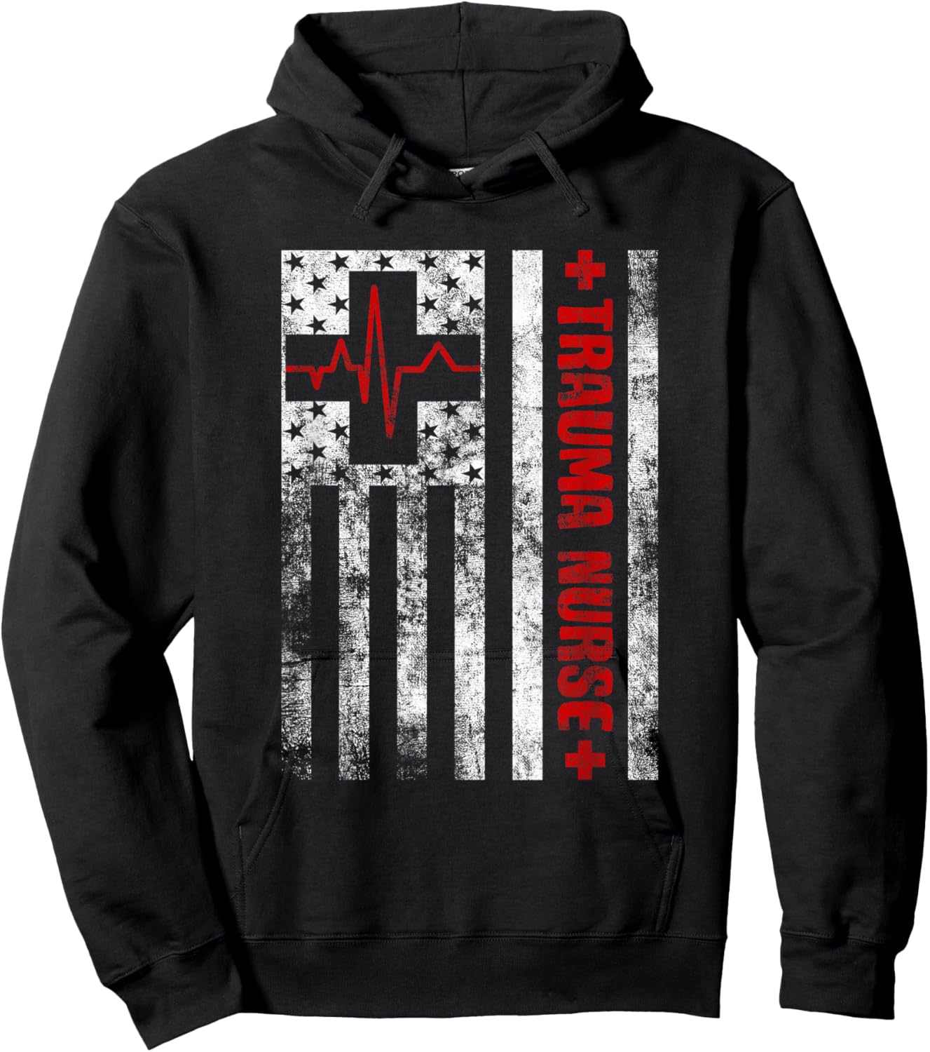 Emergency Department ICU Nurses Medical Care ER Trauma Nurse Hoodie - Hoodie | Black