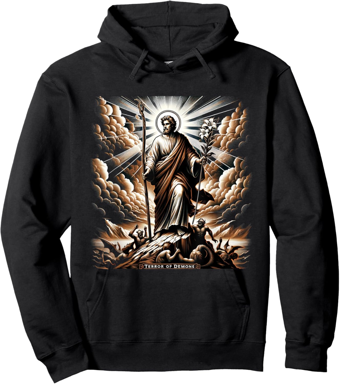 Saint Joseph Catholic Father And Worker Hoodie - Hoodie | Black