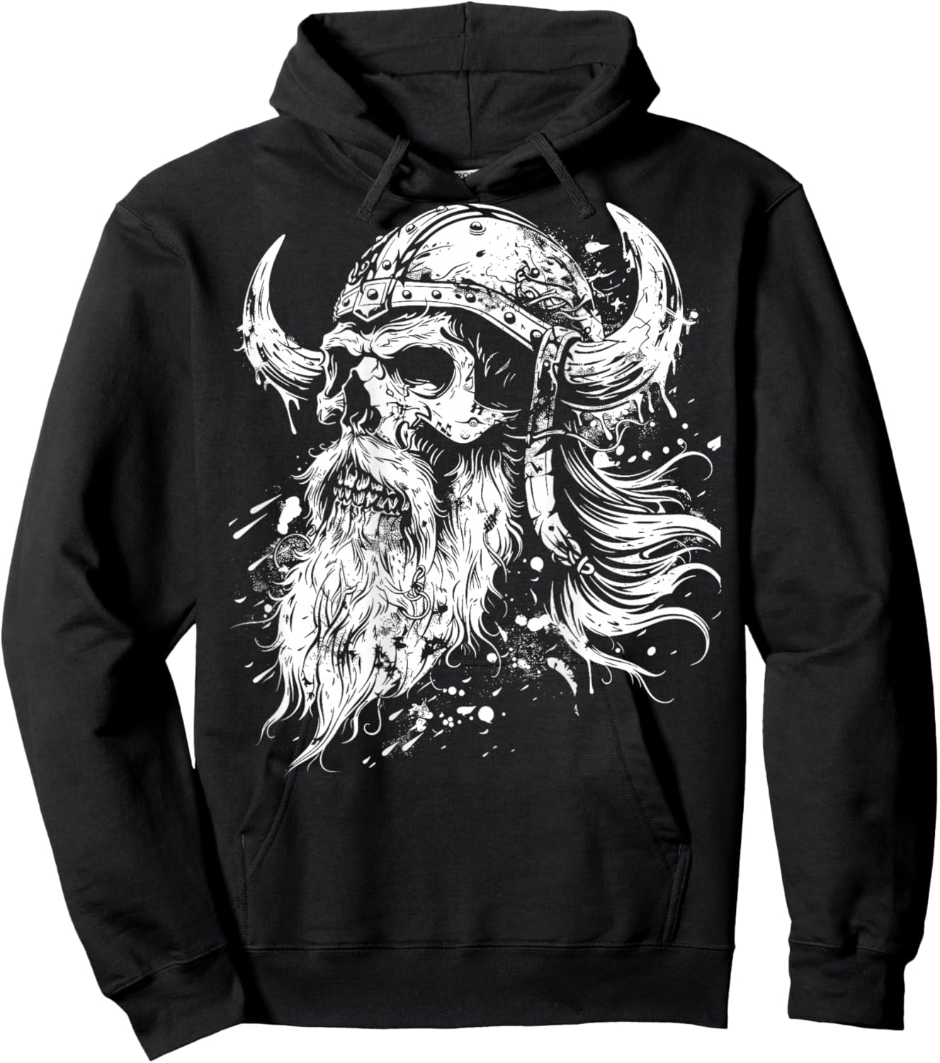 Viking Backprint Hoodie - Hoodie | Black