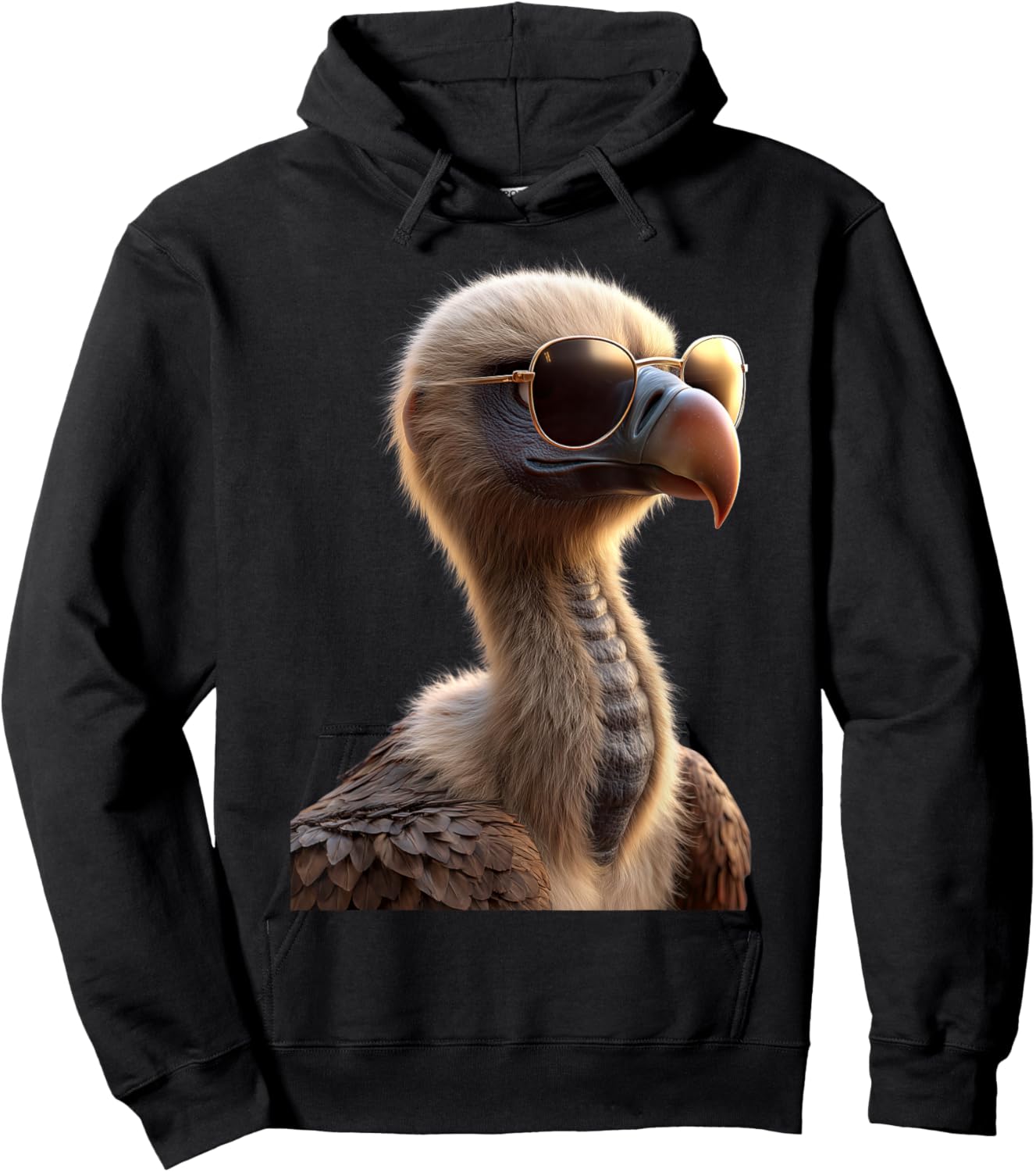Geier Greifvogel Aasgeier Vulture Süßer Geier Hoodie - Hoodie | Black