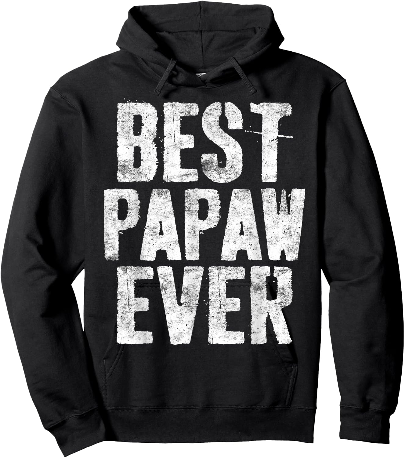 Best Papaw Ever Shirt Men Grandfather Fathers Day Hoodie - Hoodie | Black