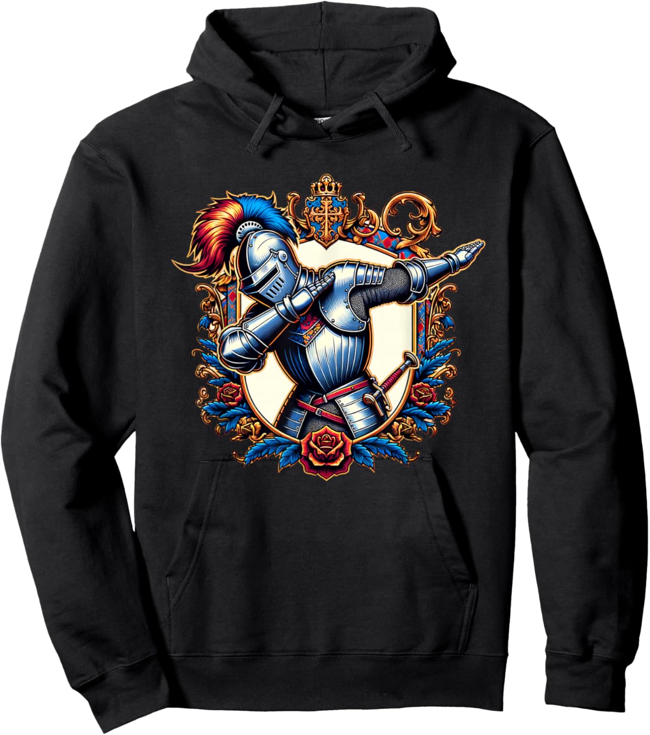 Ren Faire Dabbing Medieval Knight Funny Renaissance Faire Hoodie - Hoodie | Black