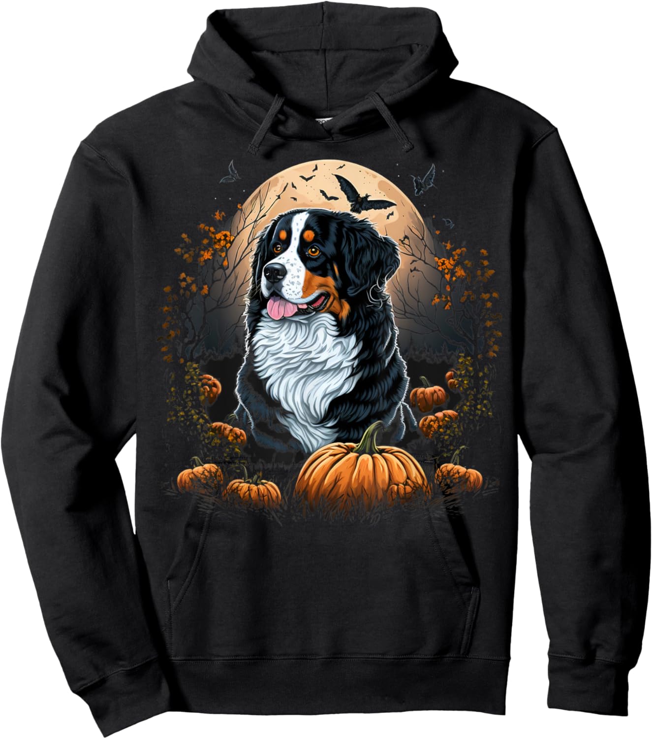 Bernese Mountain Dog costume Bernese Mountain Dog Halloween Men Women Kids Hoodie - Hoodie | Black