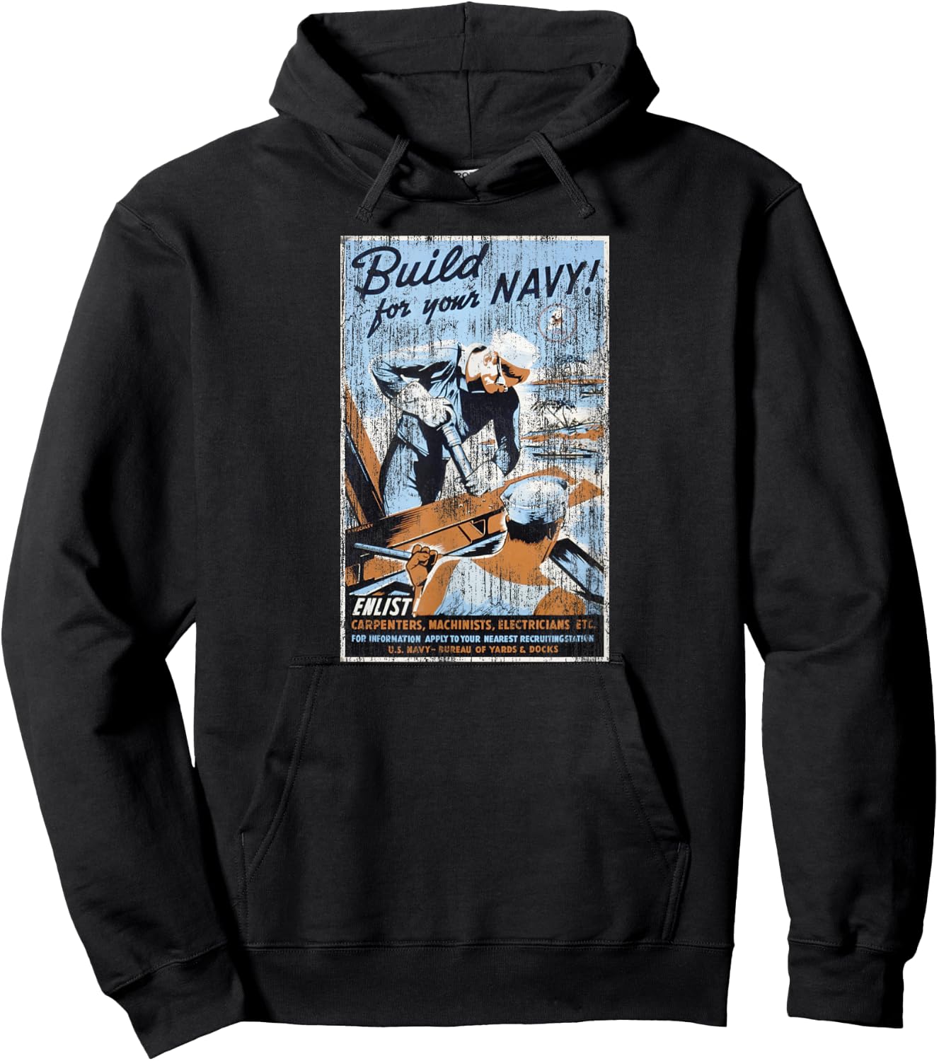 U.S. Navy Build Your U.S. Navy Hoodie - Hoodie | Black