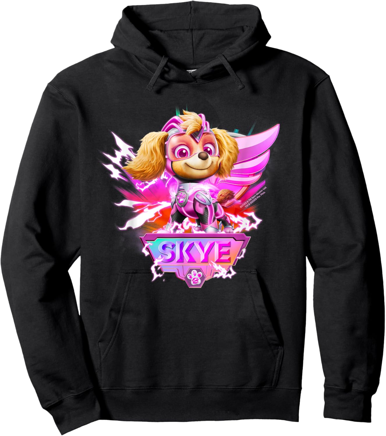 PAW Patrol: The Mighty Movie Skye Lightning Action Hoodie - Hoodie | Black