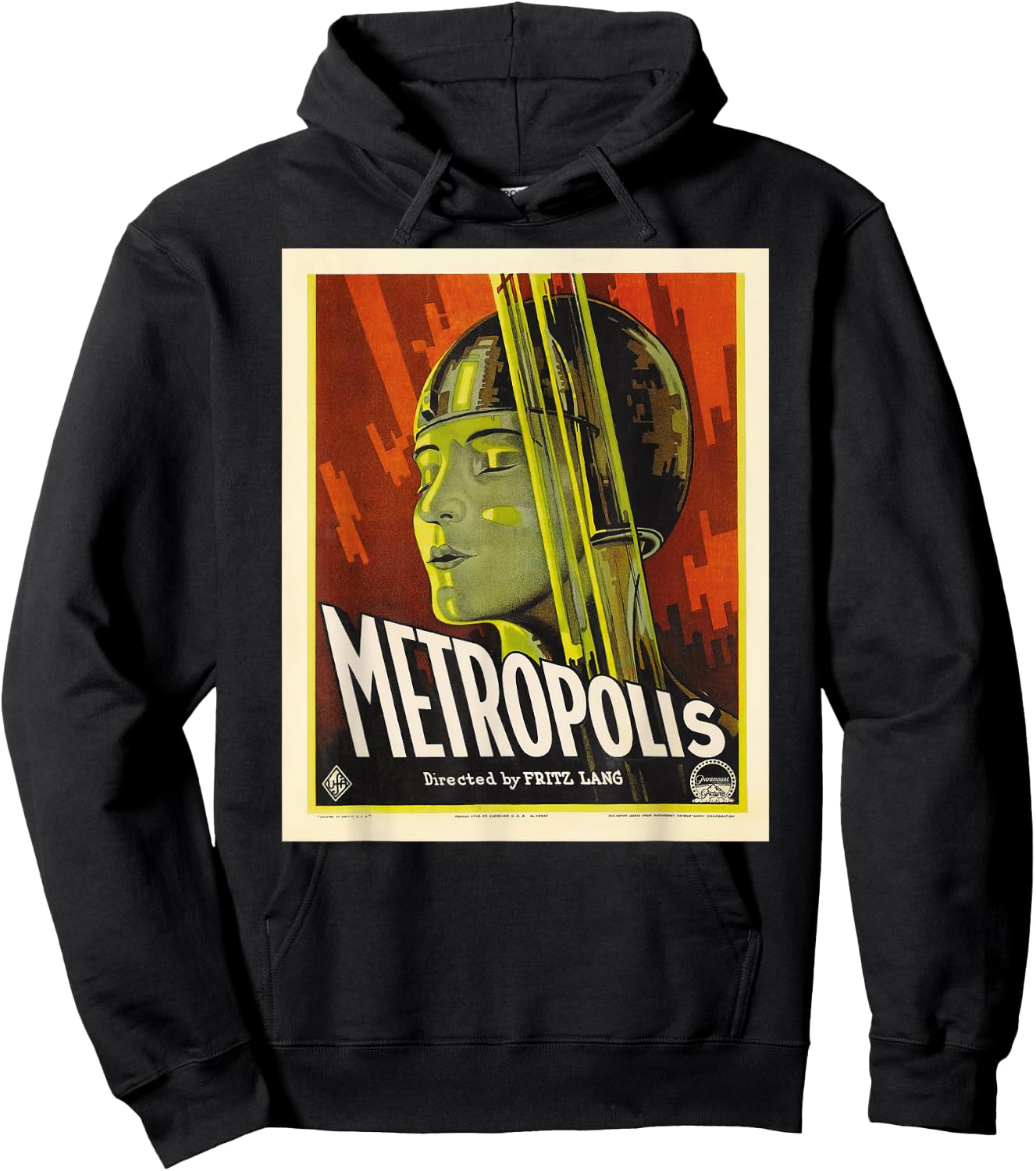 Metropolis Vintage Movie Poster Hoodie - Hoodie | Black