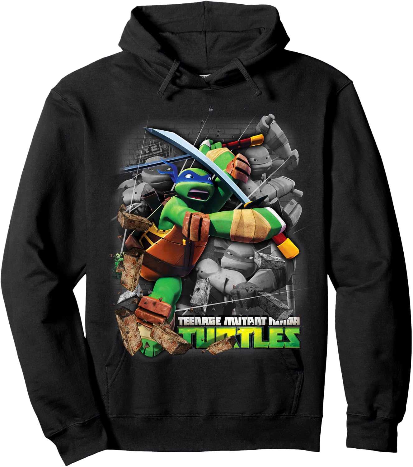 Ninja Turtles Leonardo TMNT Hoodie - Hoodie | Black