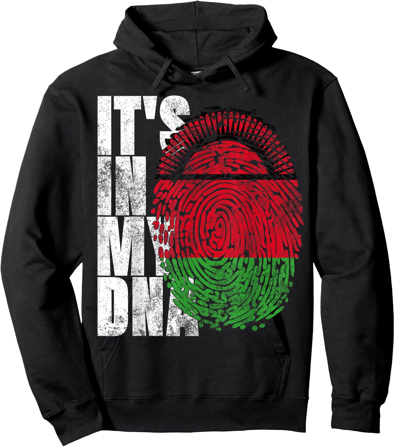 It's In My DNA Malawian Gift African Nyasaland Malawi Flag Hoodie - Hoodie | Black