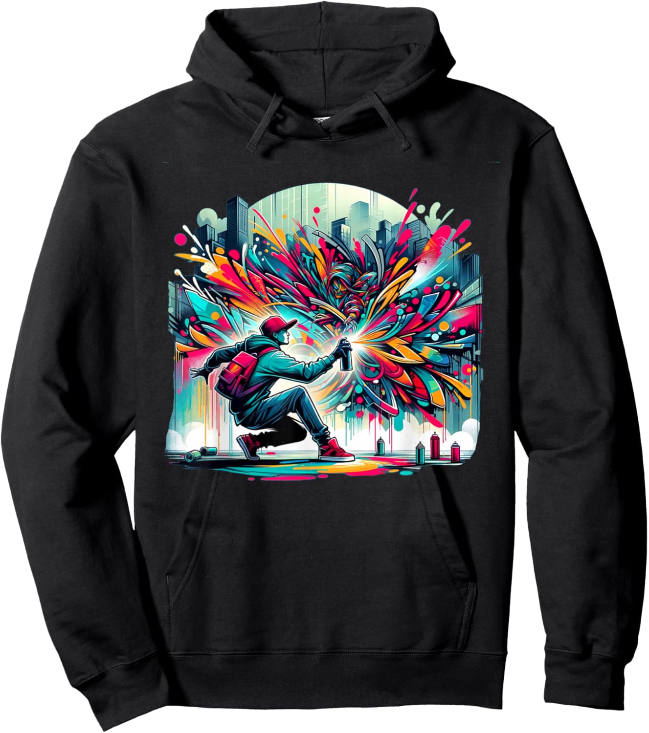Graffiti Art Hoodie - Hoodie | Black