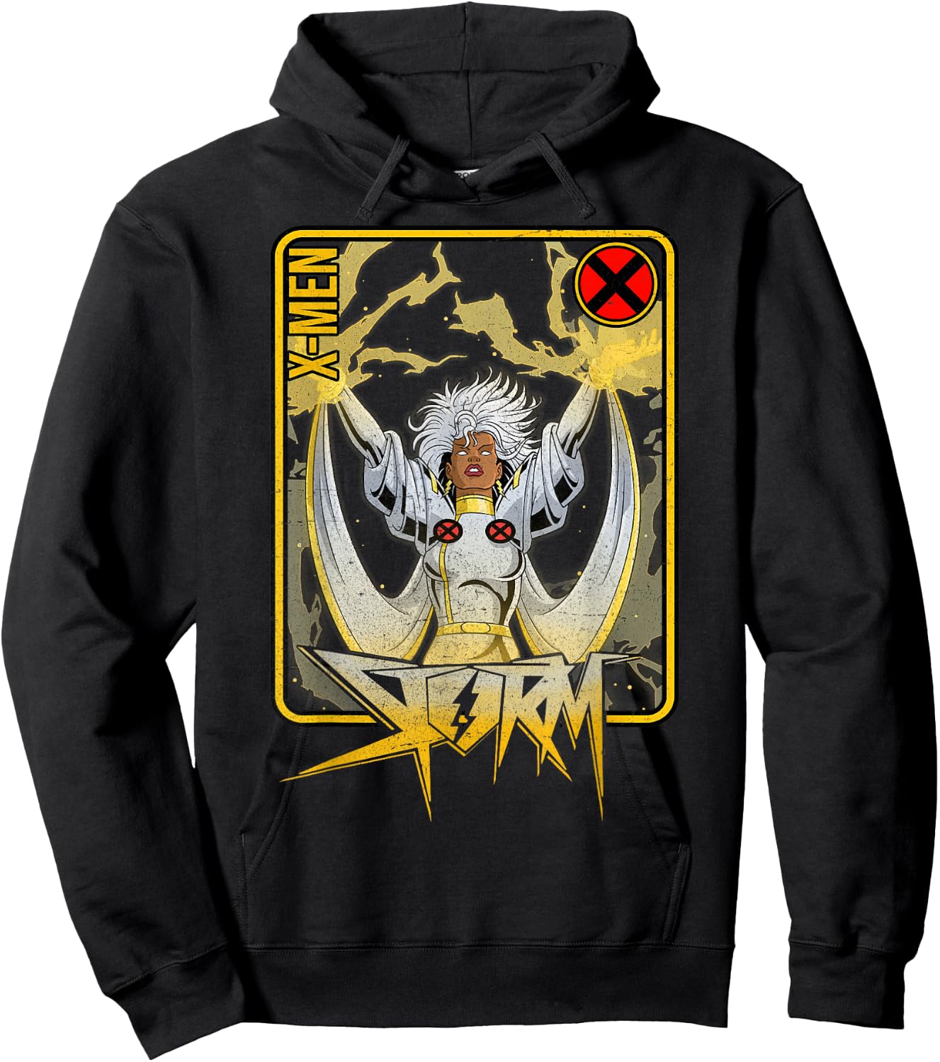Marvel X-Men Storm Playing Card Hoodie - Hoodie | Black