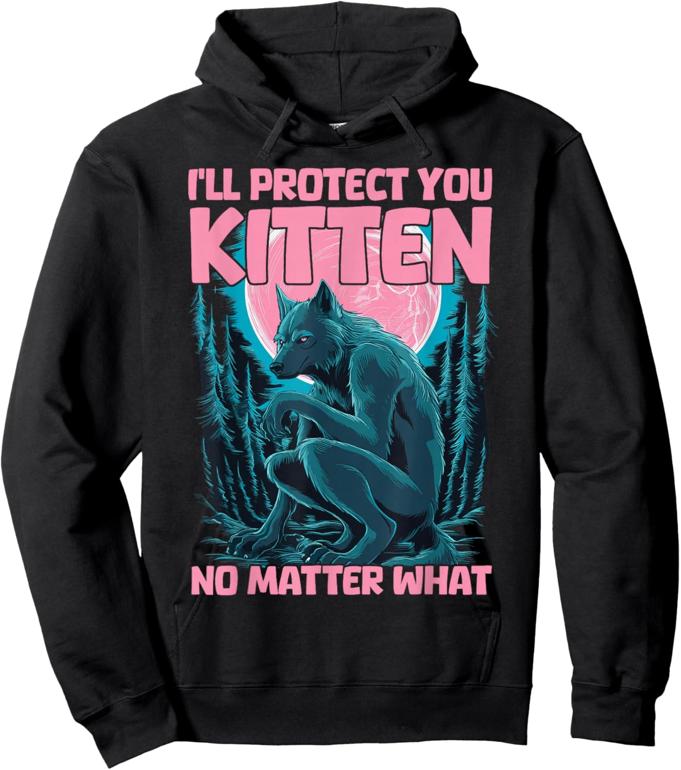 I'll Protect You Kitten No Matter What Hoodie - Hoodie | Black