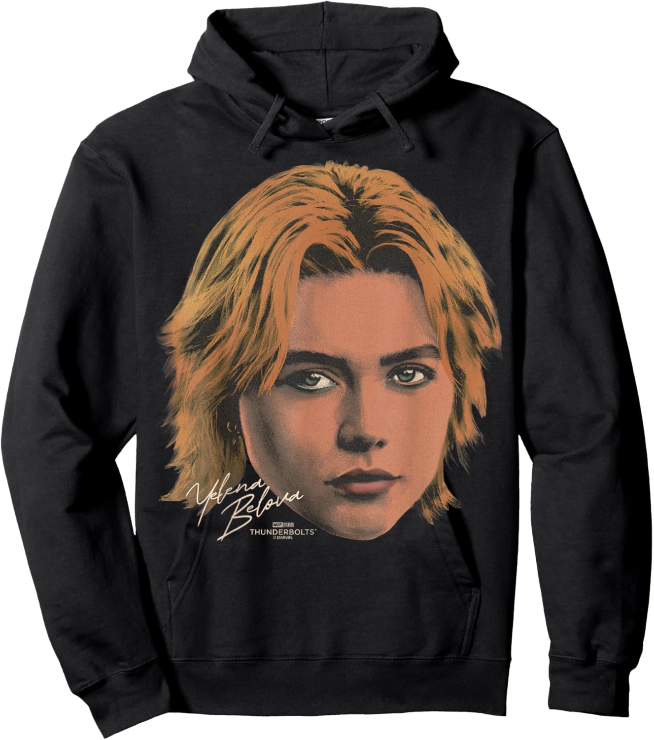 Marvel's Thunderbolts - Yelena Portrait Hoodie - Hoodie | Black